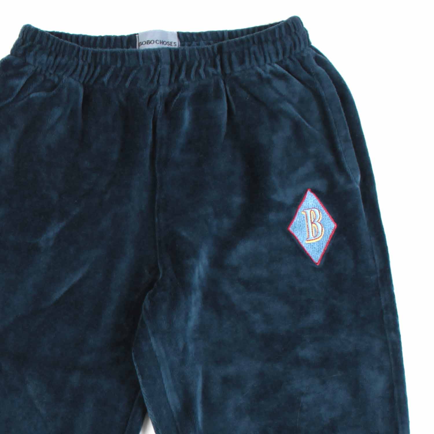 PANTALONE DI VELLUTO BLU BAMBINA - annameglio.com abbigliamento moda