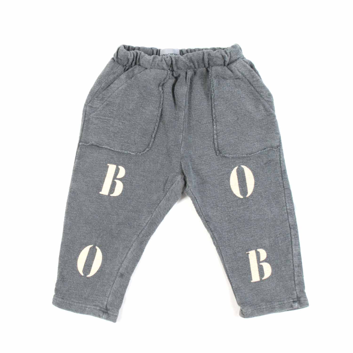 PANTALONE BIMBO IN FELPA GRIGIO - annameglio.com abbigliamento moda