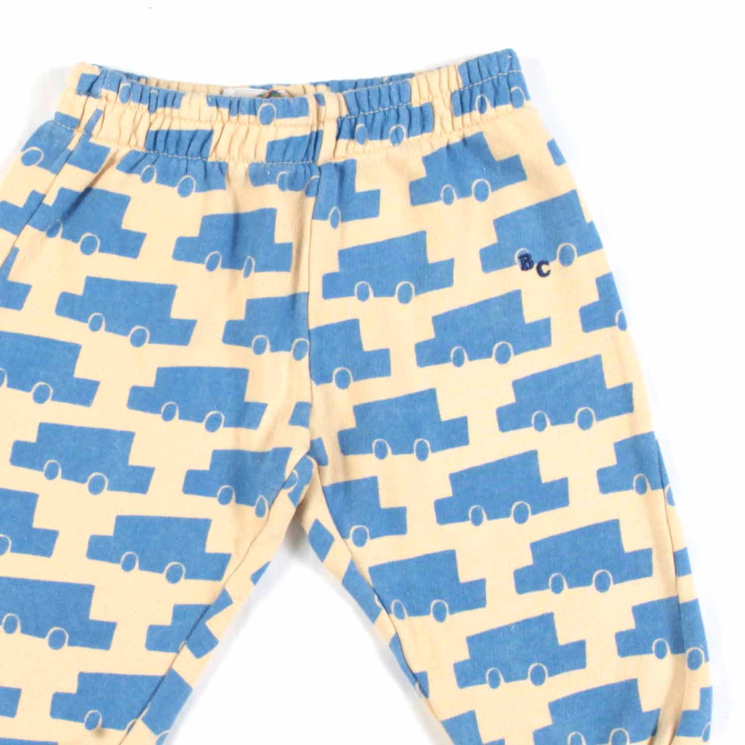 PANTALONE BIMBO CREMA E AZZURRO - annameglio.com abbigliamento moda