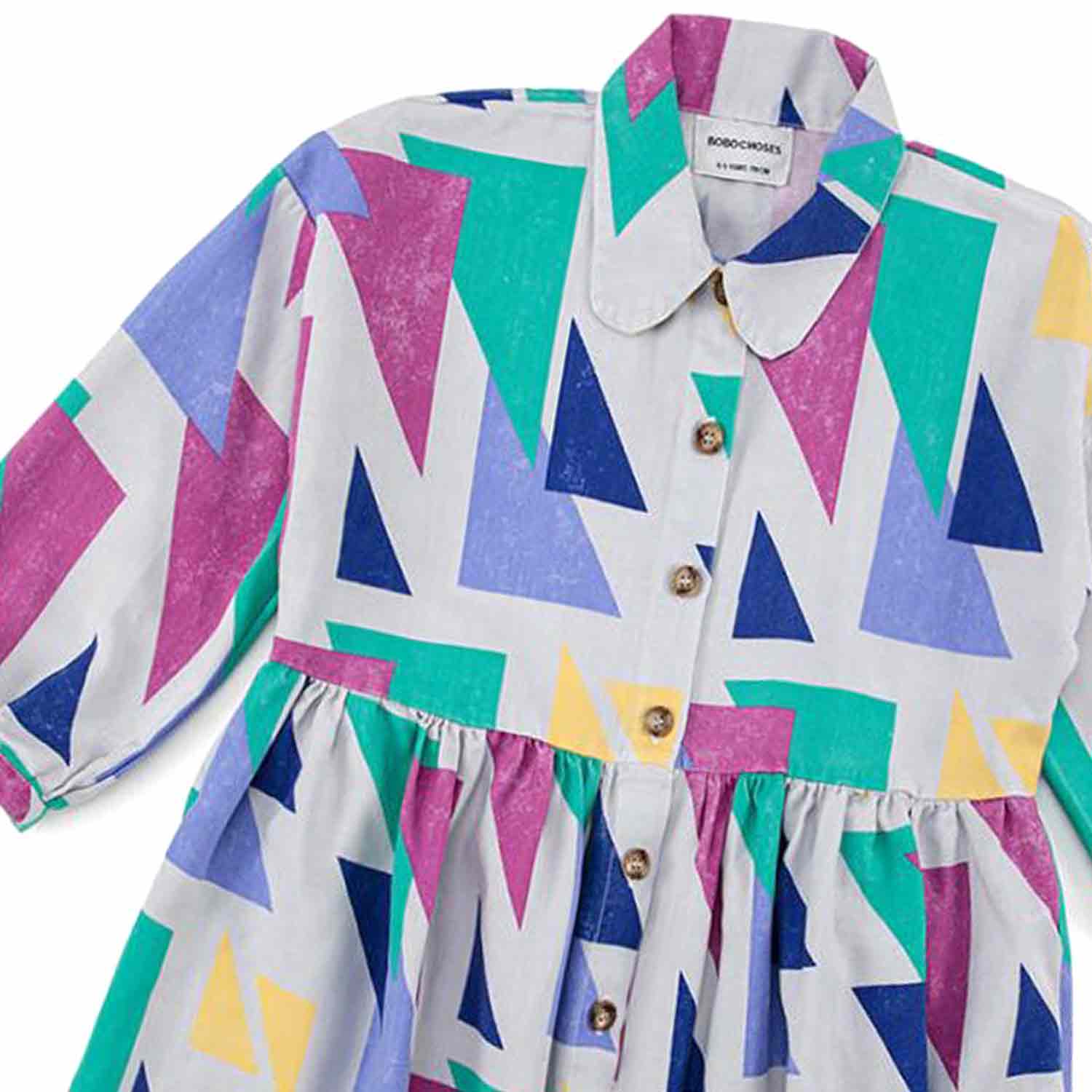 VESTITO CHEMISIER BAMBINA BIANCO E MULTICOLOR - annameglio.com abbigliamento moda