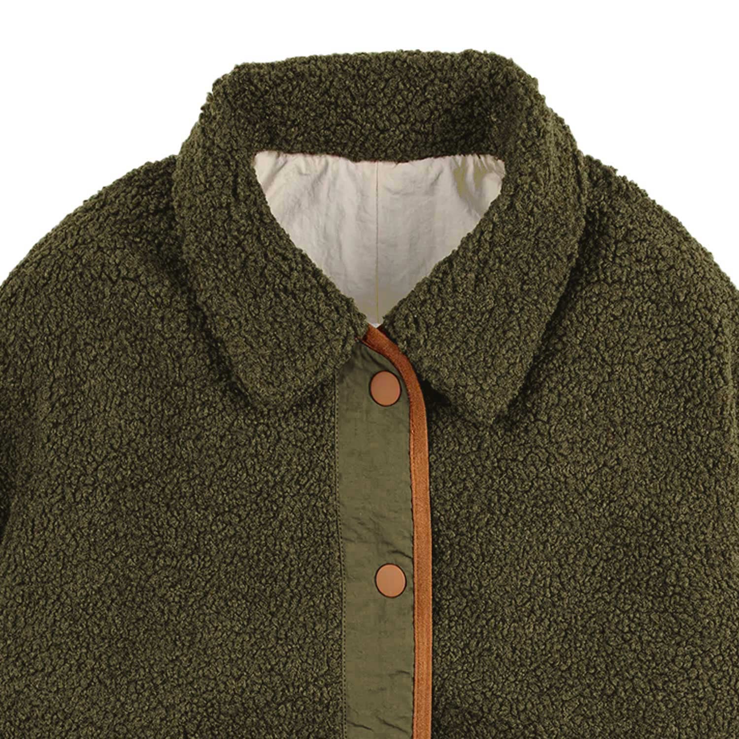 GIUBBOTTO REVERSIBILE BEIGE E VERDE BAMBINO - annameglio.com abbigliamento moda