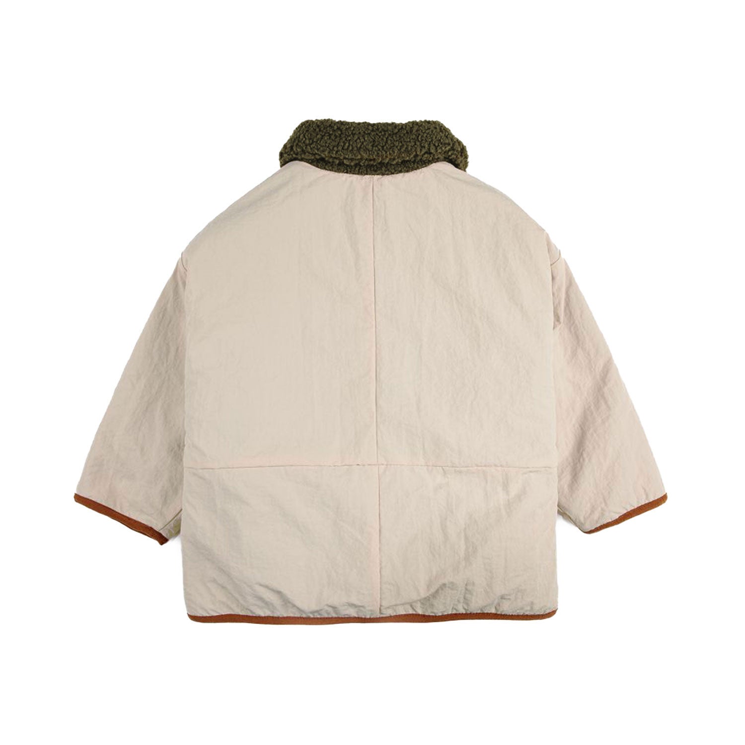 GIUBBOTTO REVERSIBILE BEIGE E VERDE BAMBINO - annameglio.com abbigliamento moda