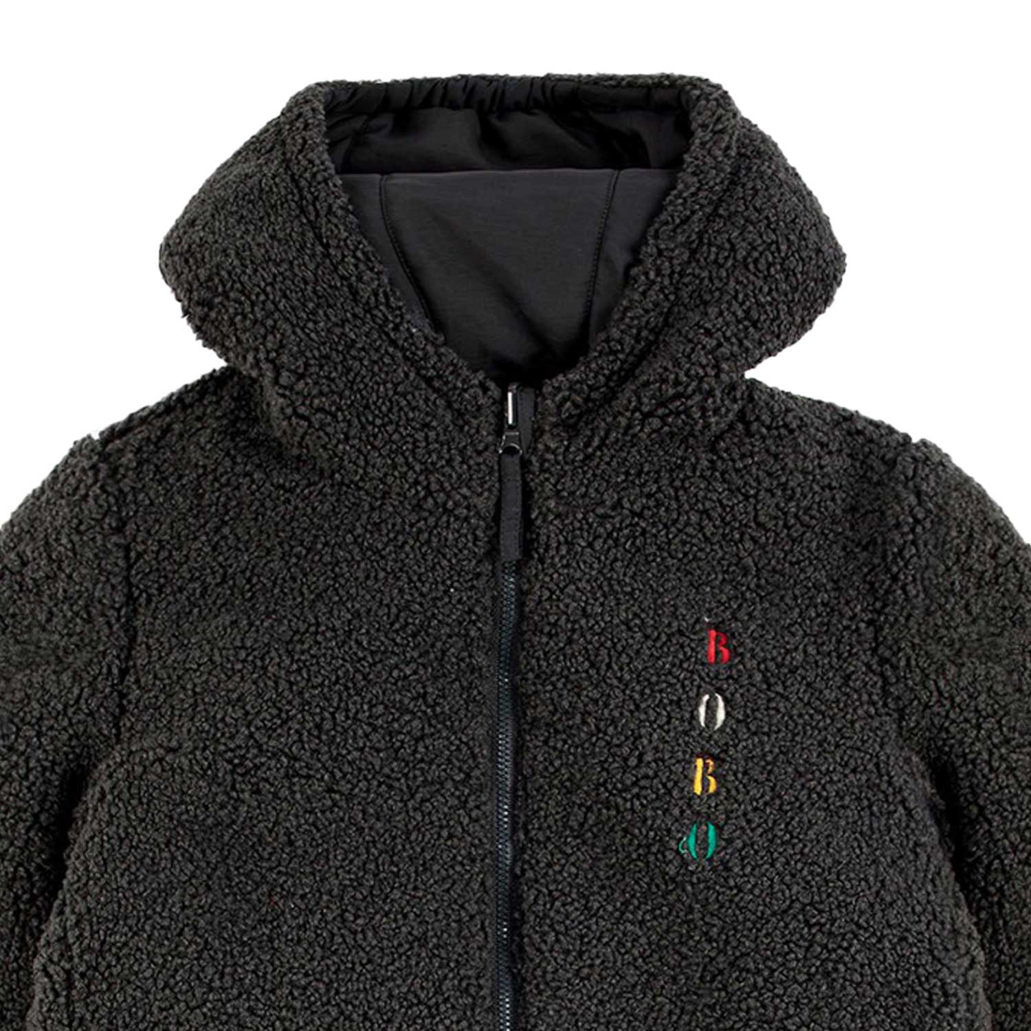 CAPPOTTO REVERSIBILE NERO BAMBINO E BAMBINA - annameglio.com abbigliamento moda