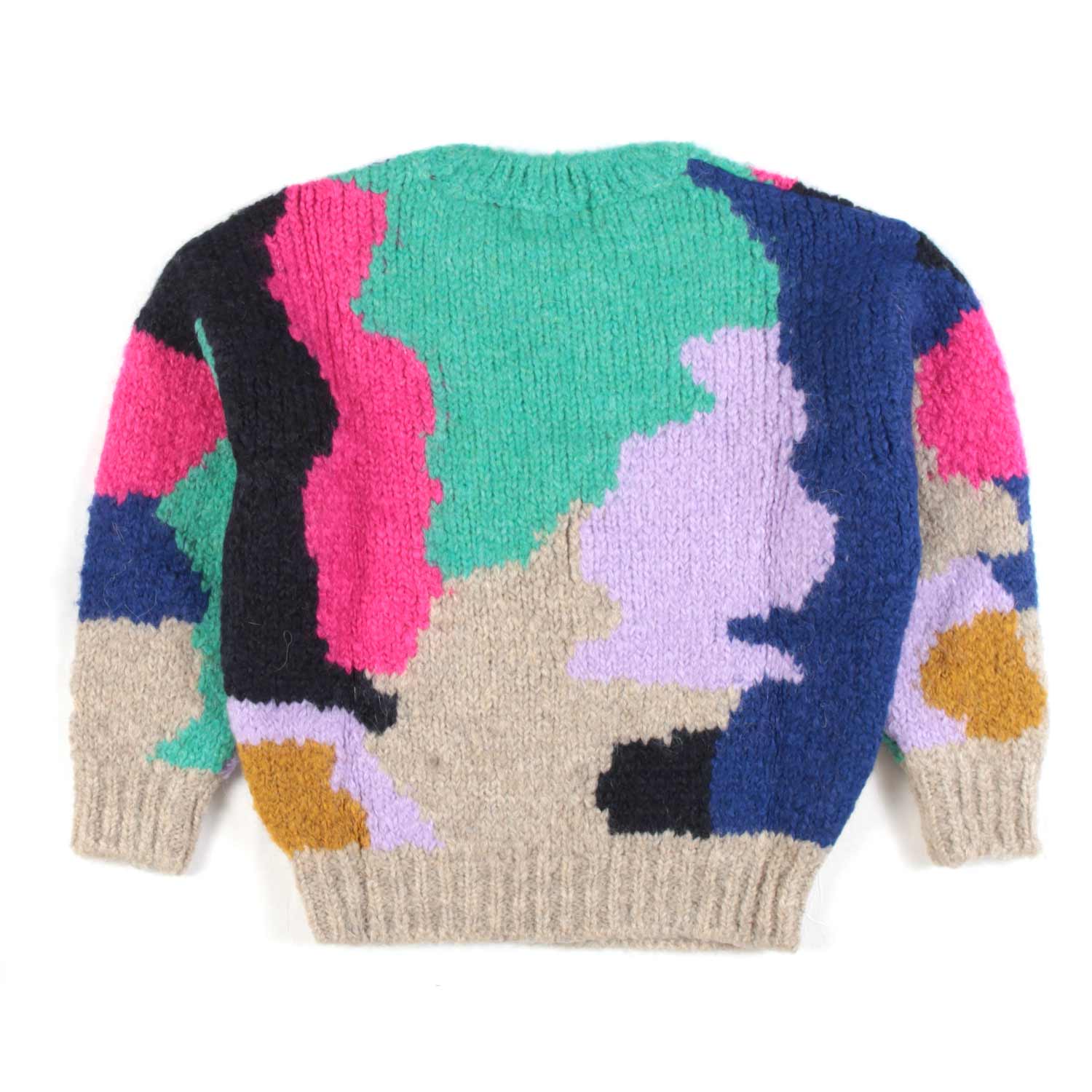 PULLOVER MULTICOLOR MACULATO BAMBINA - annameglio.com abbigliamento moda