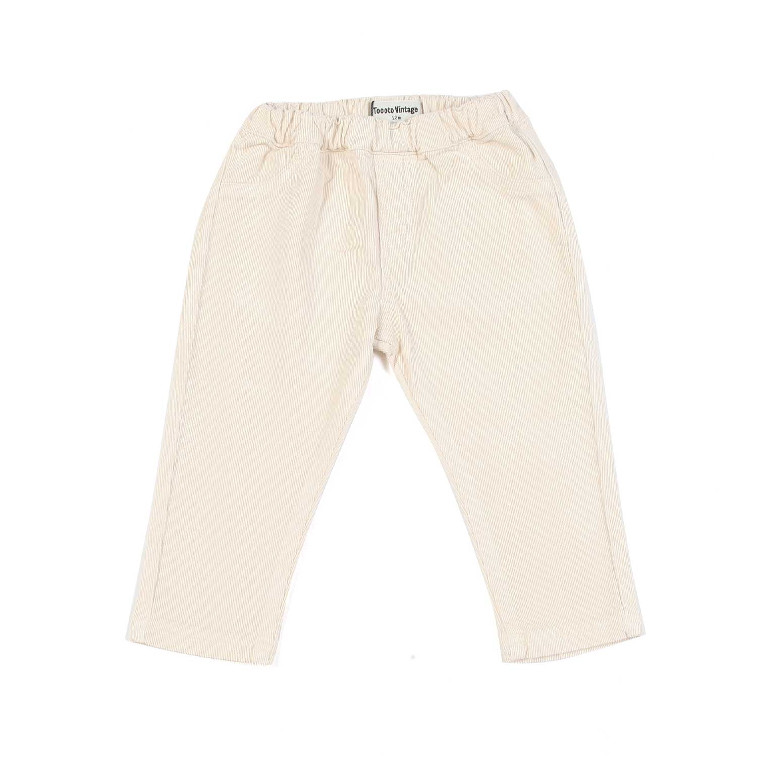 PANTALONE CORDUROY OFF WHITE BIMBO E BIMBA - annameglio.com abbigliamento moda
