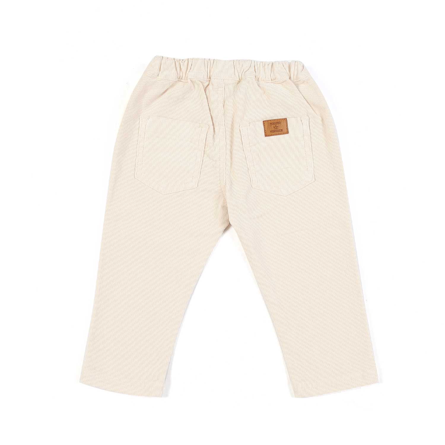 PANTALONE CORDUROY OFF WHITE BIMBO E BIMBA - annameglio.com abbigliamento moda