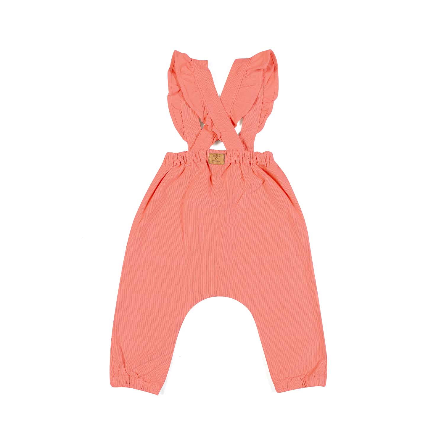 SALOPETTE CORDUROY ROSA SALMONE BIMBA E NEONATA - annameglio.com abbigliamento moda