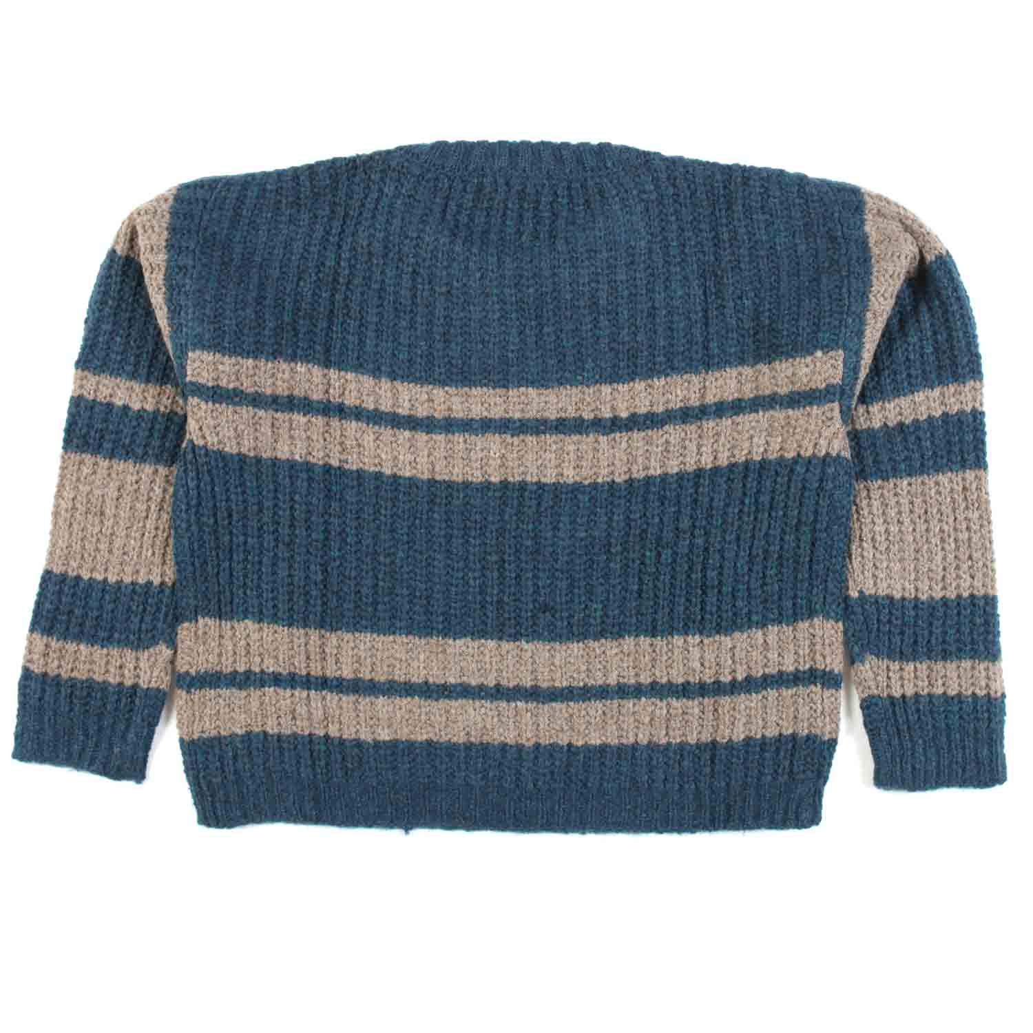 MAGLIONE UNISEX OTTANIO CON STRISCE GRIGIE - annameglio.com abbigliamento moda