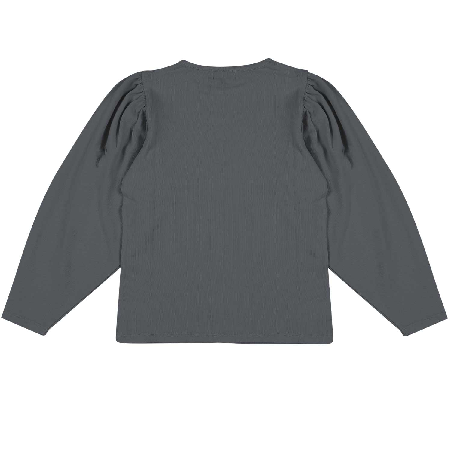 T-SHIRT MANICA LUNGA GRIGIO SCURO BAMBINA E TEEN - annameglio.com abbigliamento moda