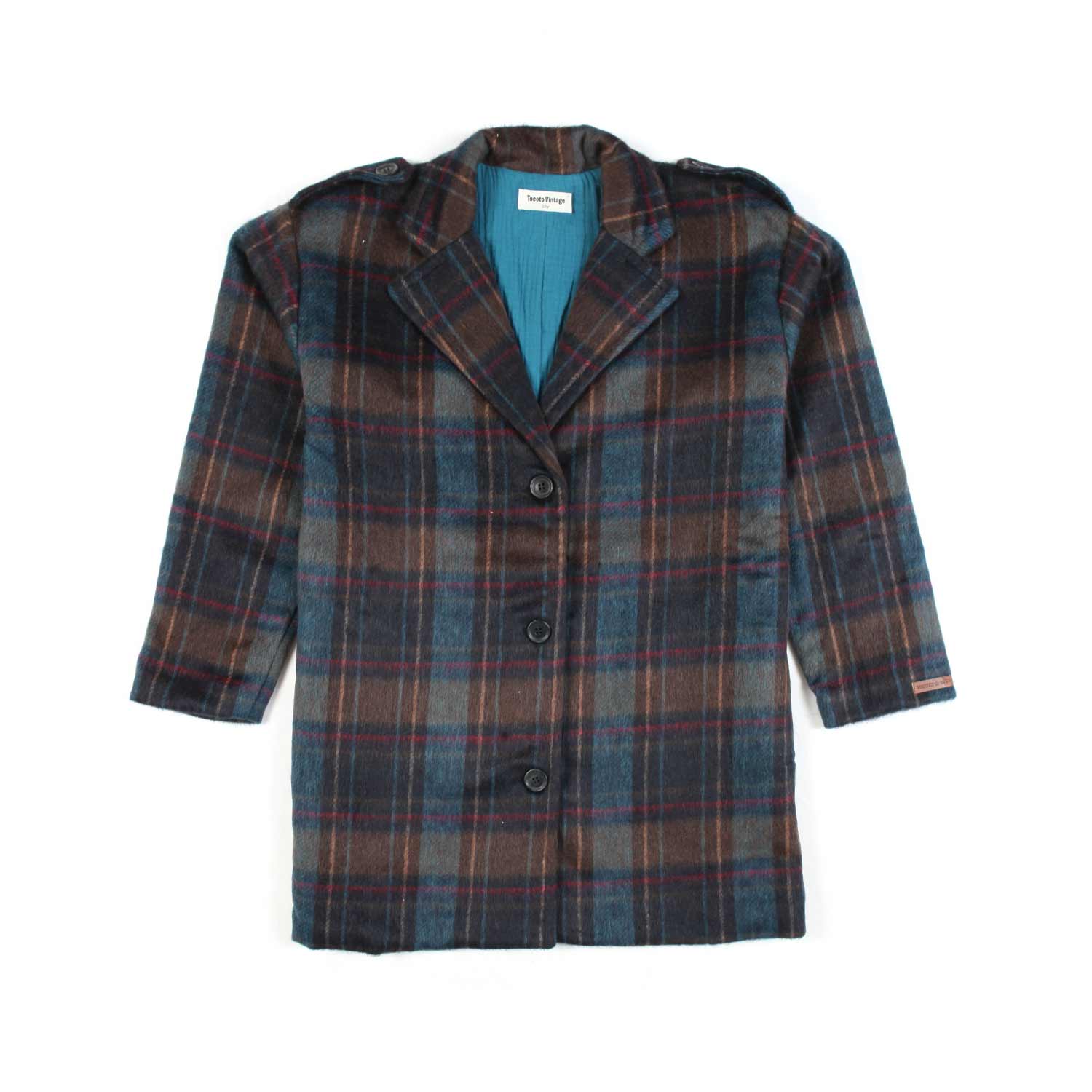 CAPPOTTO CHECK MARRONE E OTTANIO BAMBINA E TEEN - annameglio.com abbigliamento moda