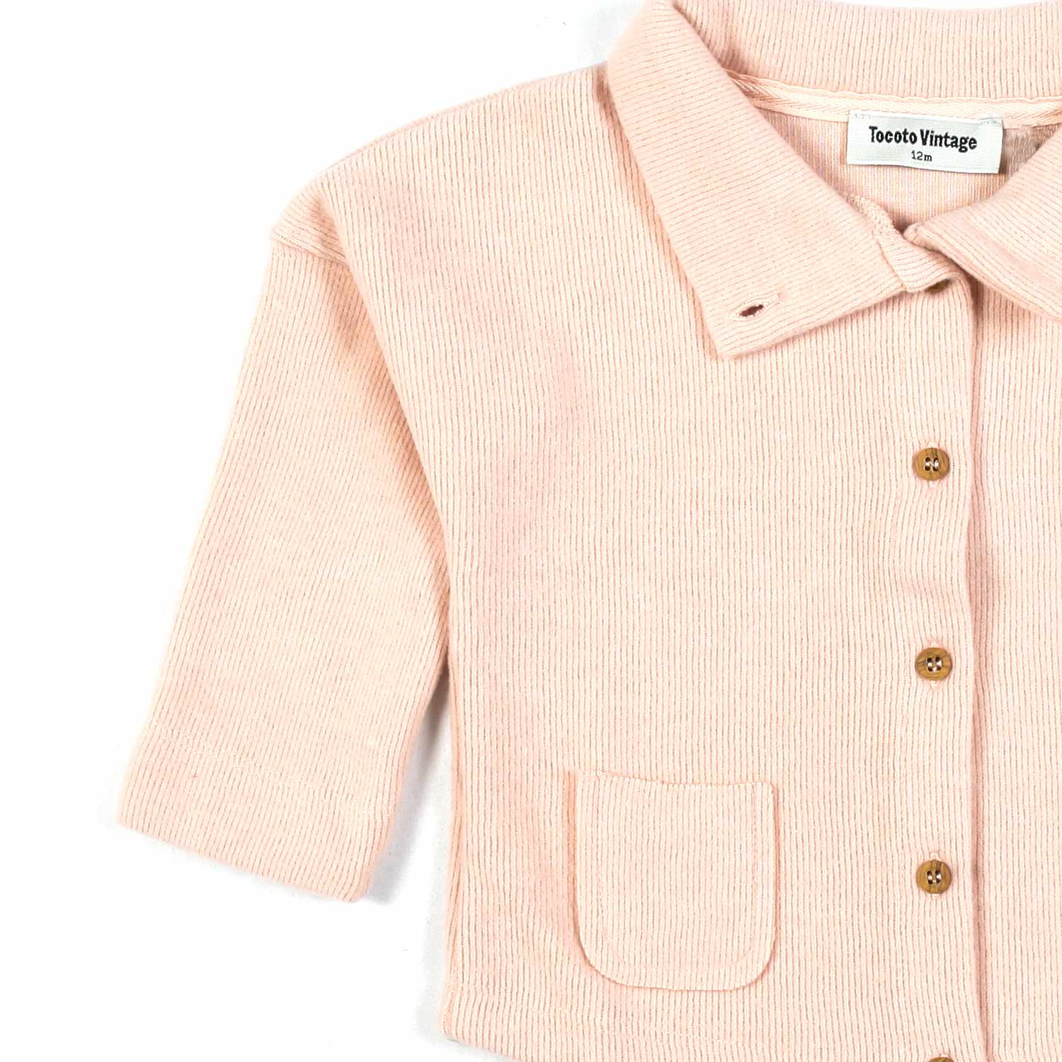 CAMICIA CORDUROY ROSA CHIARO BIMBA - annameglio.com abbigliamento moda