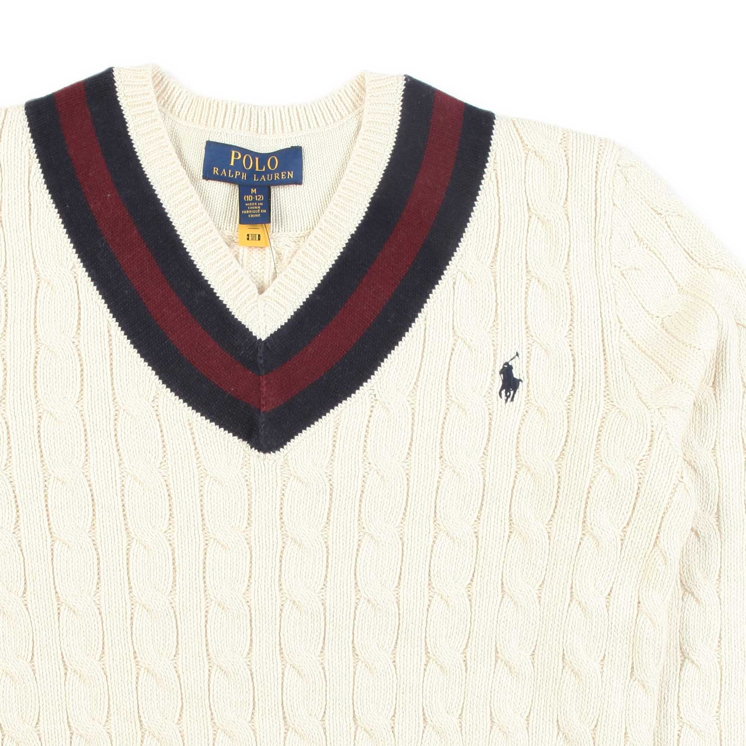 MAGLIONE DA CRICKET PANNA, BLU E ROSSO - annameglio.com abbigliamento moda