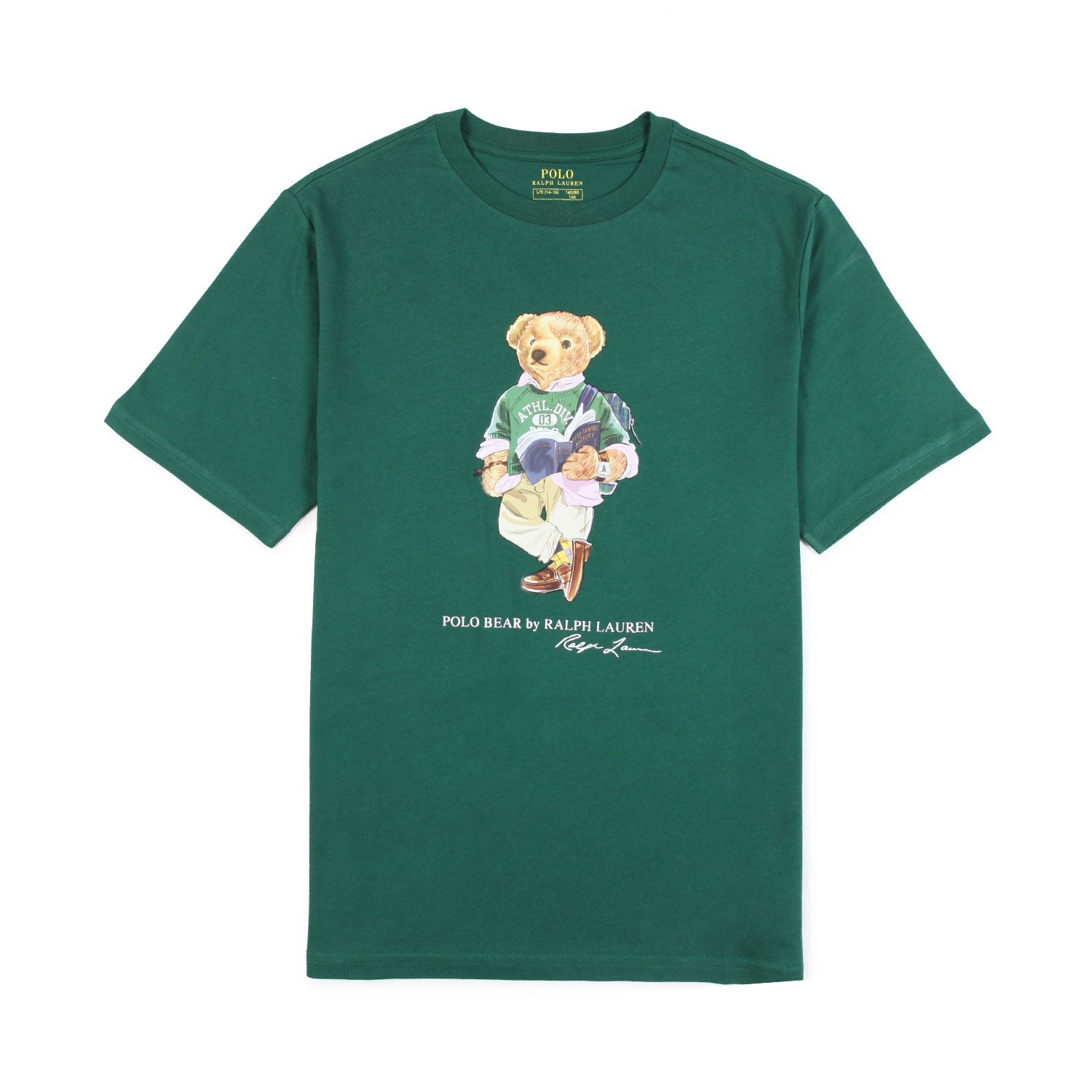 T-SHIRT VERDE CON POLO BEAR BAMBINO E TEEN - annameglio.com abbigliamento moda