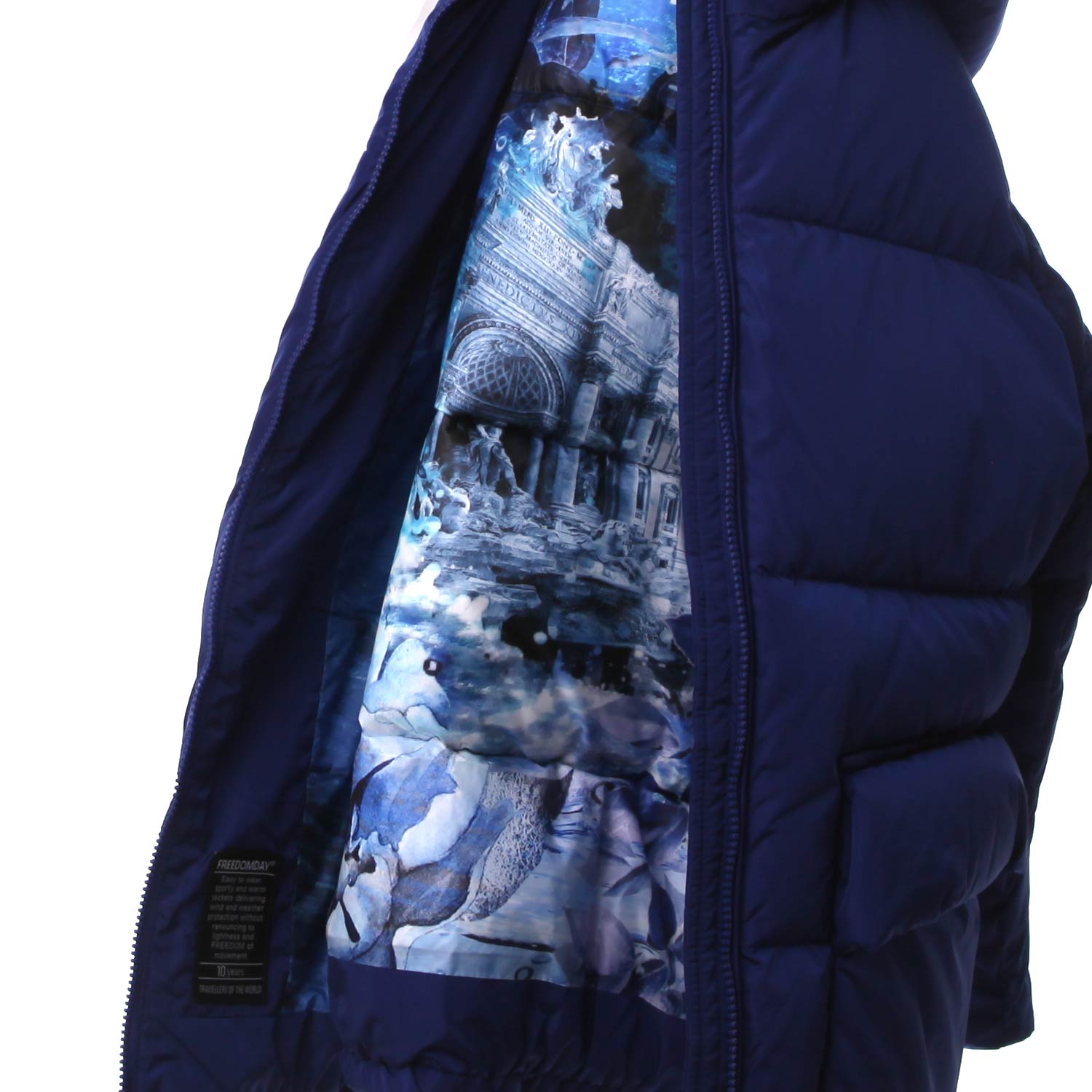 PIUMINO GEORGIA BLU INDACO BAMBINA E RAGAZZA - annameglio.com abbigliamento moda