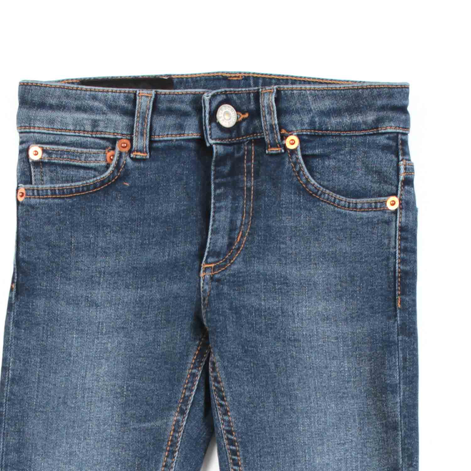 JEANS BLU MEDIO SLIM BAMBINA E TEENAGER - annameglio.com abbigliamento moda
