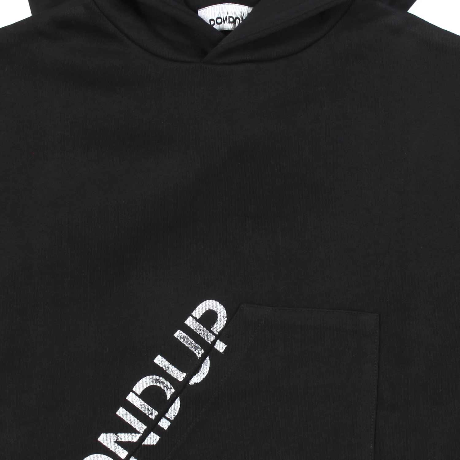 FELPA NO-GENDER NERA CON CAPPUCCIO - annameglio.com abbigliamento moda