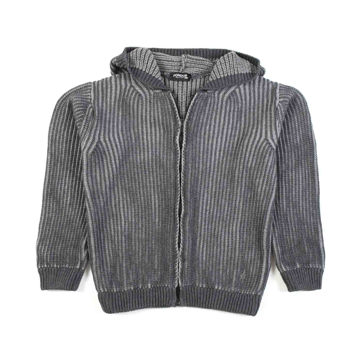 MAGLIONE GRIGIO CON CAPPUCCIO BAMBINO E TEEN - annameglio.com abbigliamento moda