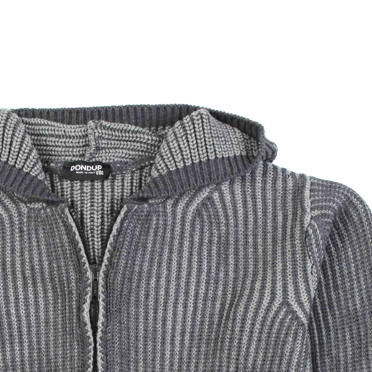 MAGLIONE GRIGIO CON CAPPUCCIO BAMBINO E TEEN - annameglio.com abbigliamento moda