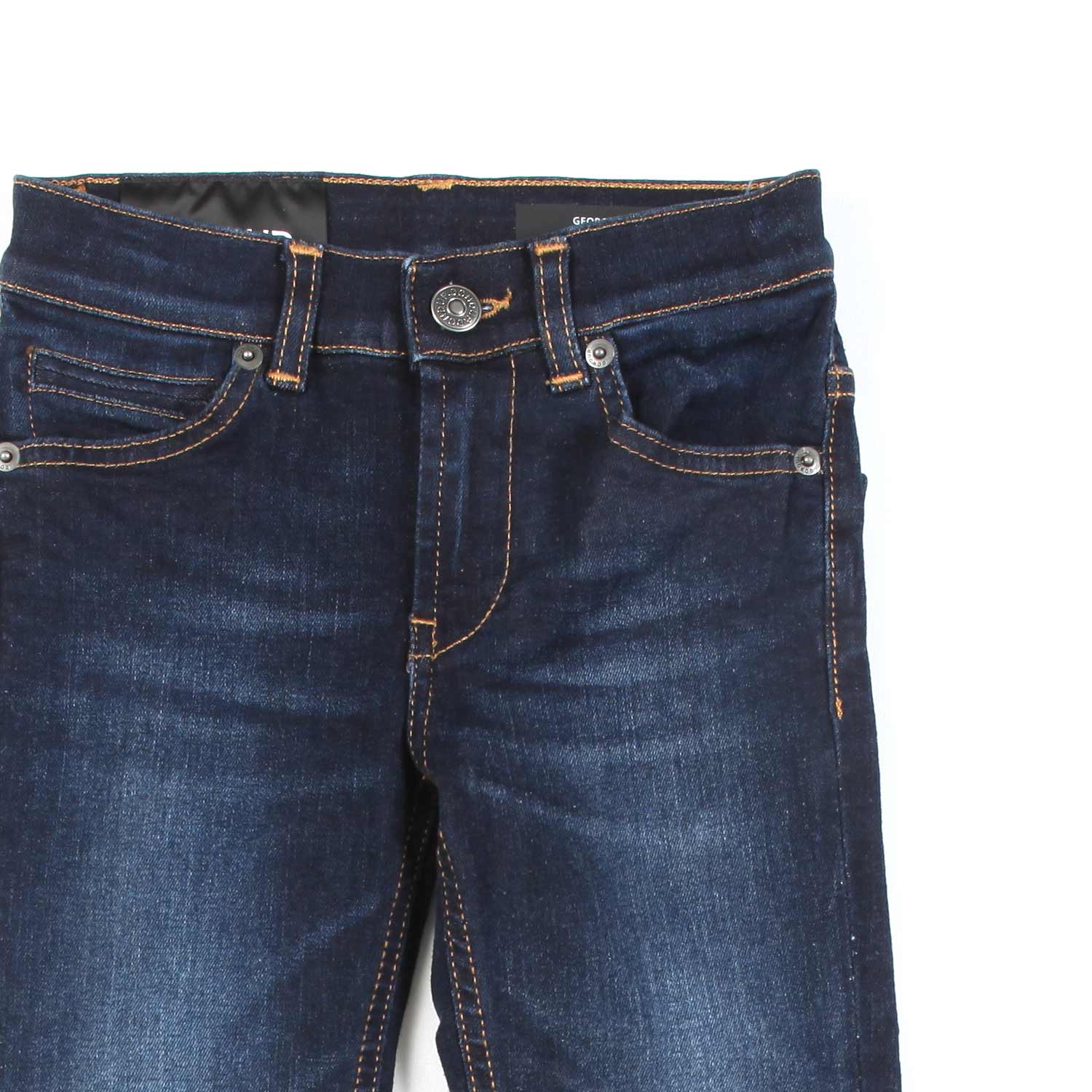 JEANS BLU SCURO STONE WASH BAMBINO E TEEN - annameglio.com abbigliamento moda