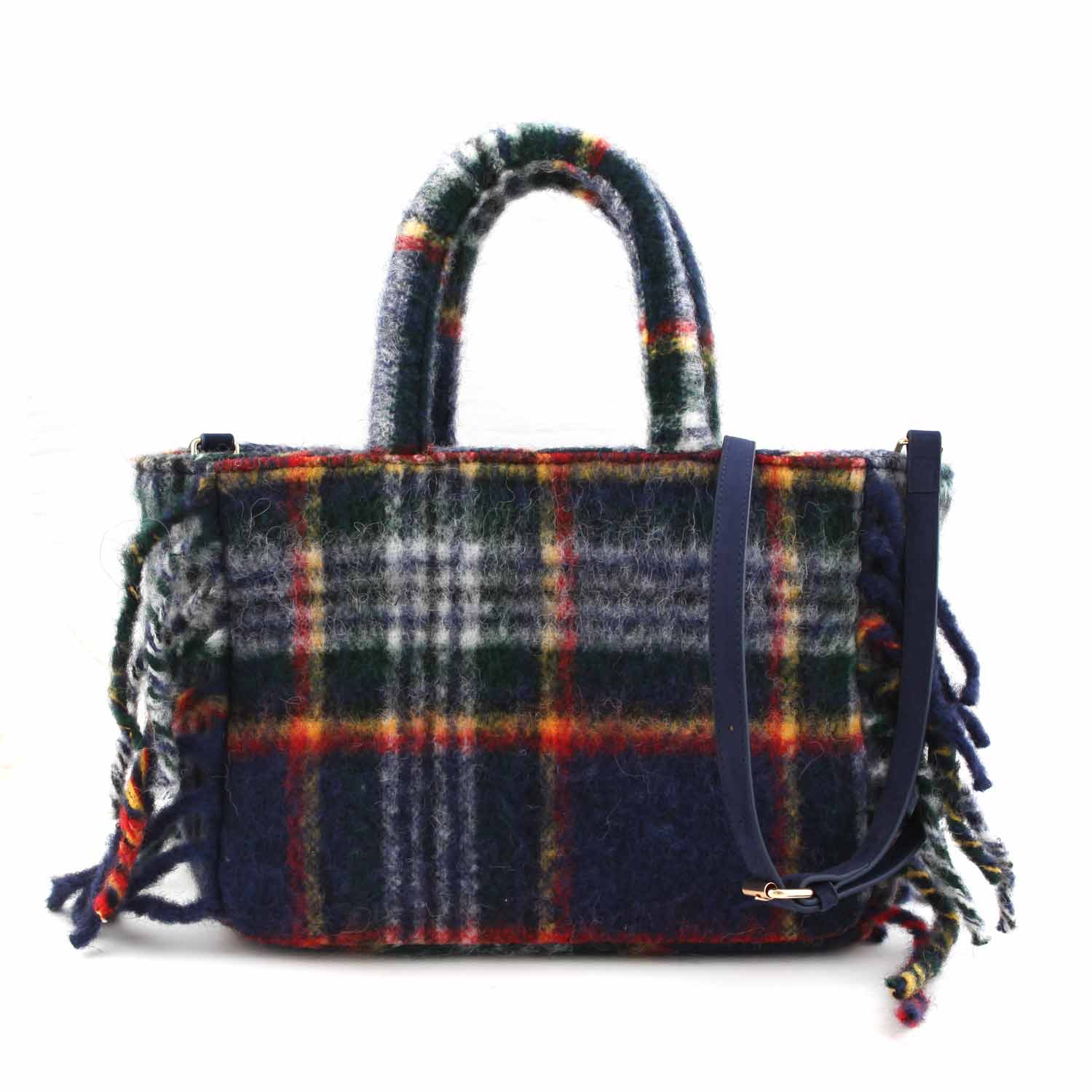 BORSA COLETTE BLANKET TARTAN MULTICOLOR - annameglio.com abbigliamento moda