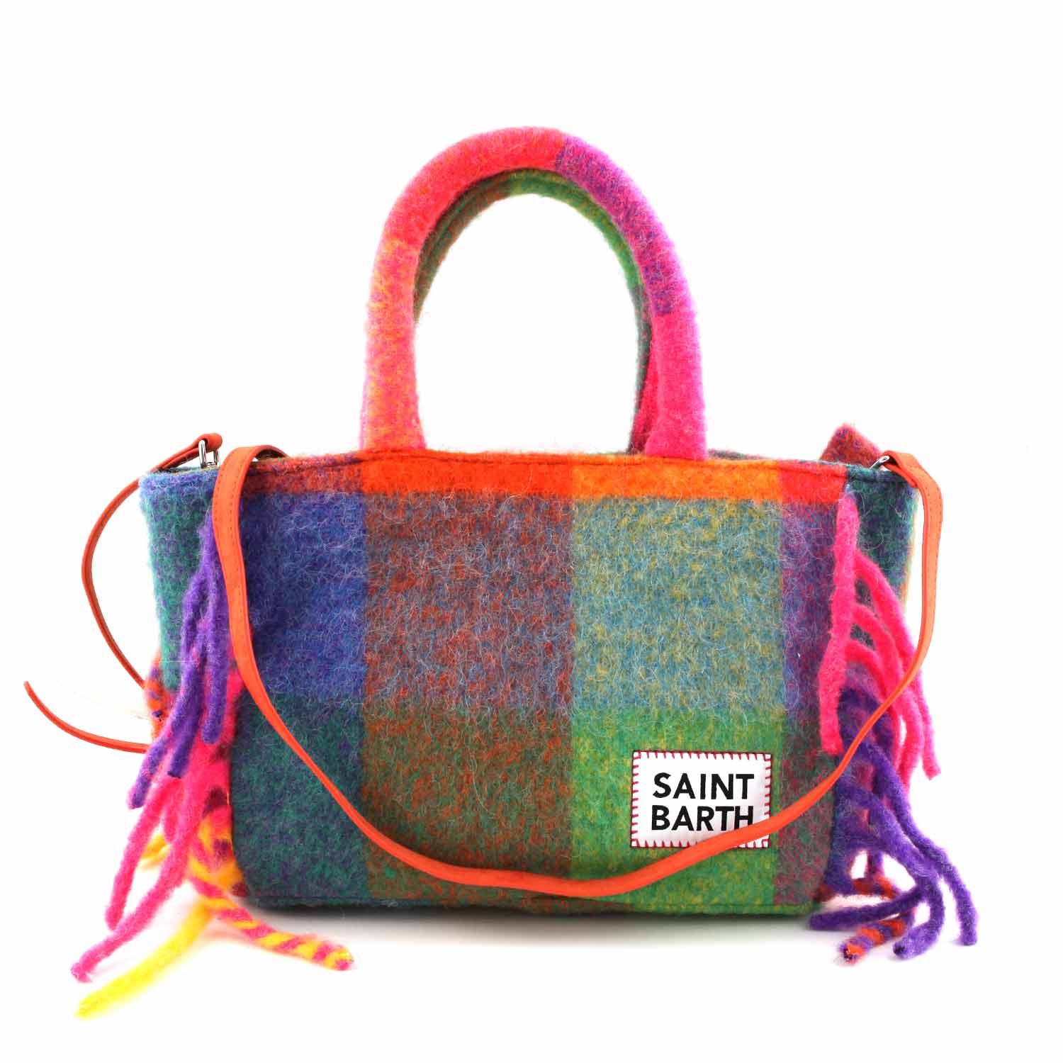BORSA COLETTE A QUADRI MULTICOLOR - annameglio.com abbigliamento moda