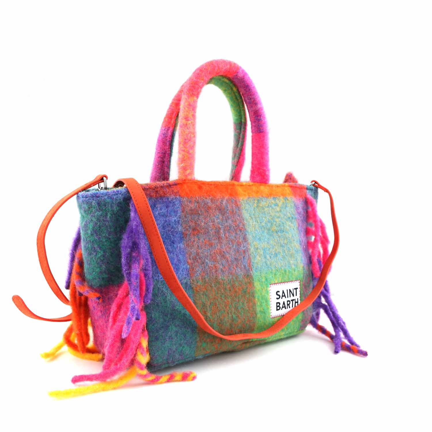 BORSA COLETTE A QUADRI MULTICOLOR - annameglio.com abbigliamento moda