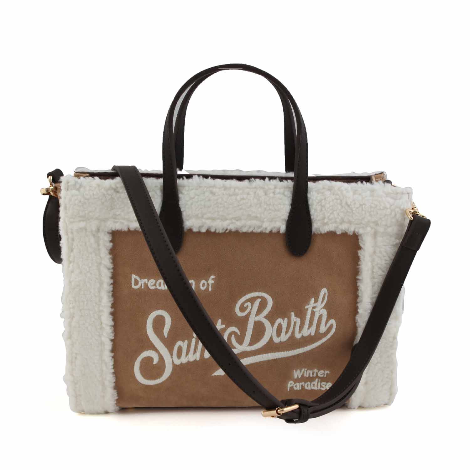 BORSA VIVIAN SHEARLY BEIGE E BIANCA - annameglio.com abbigliamento moda