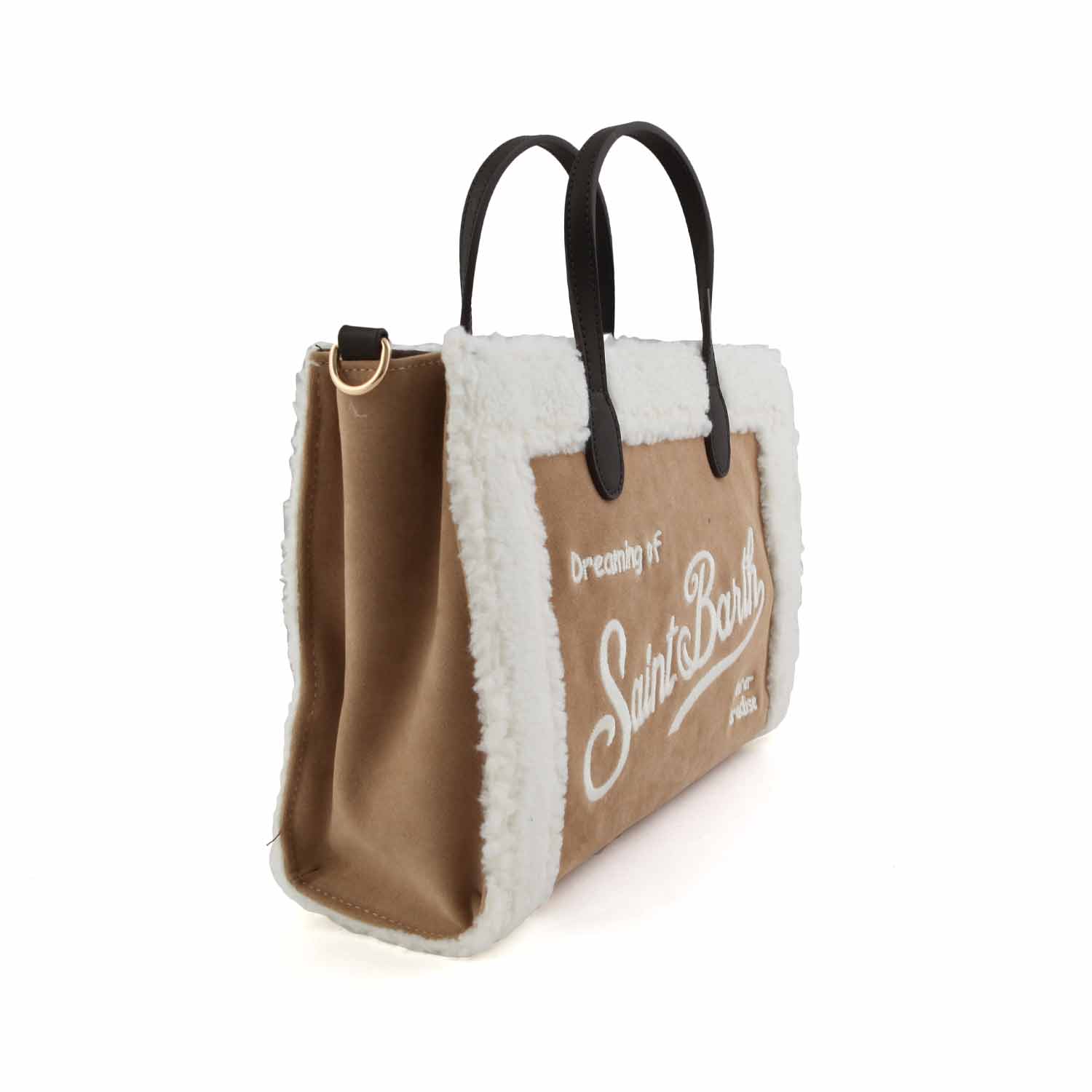 BORSA VIVIAN SHEARLY BEIGE E BIANCA - annameglio.com abbigliamento moda