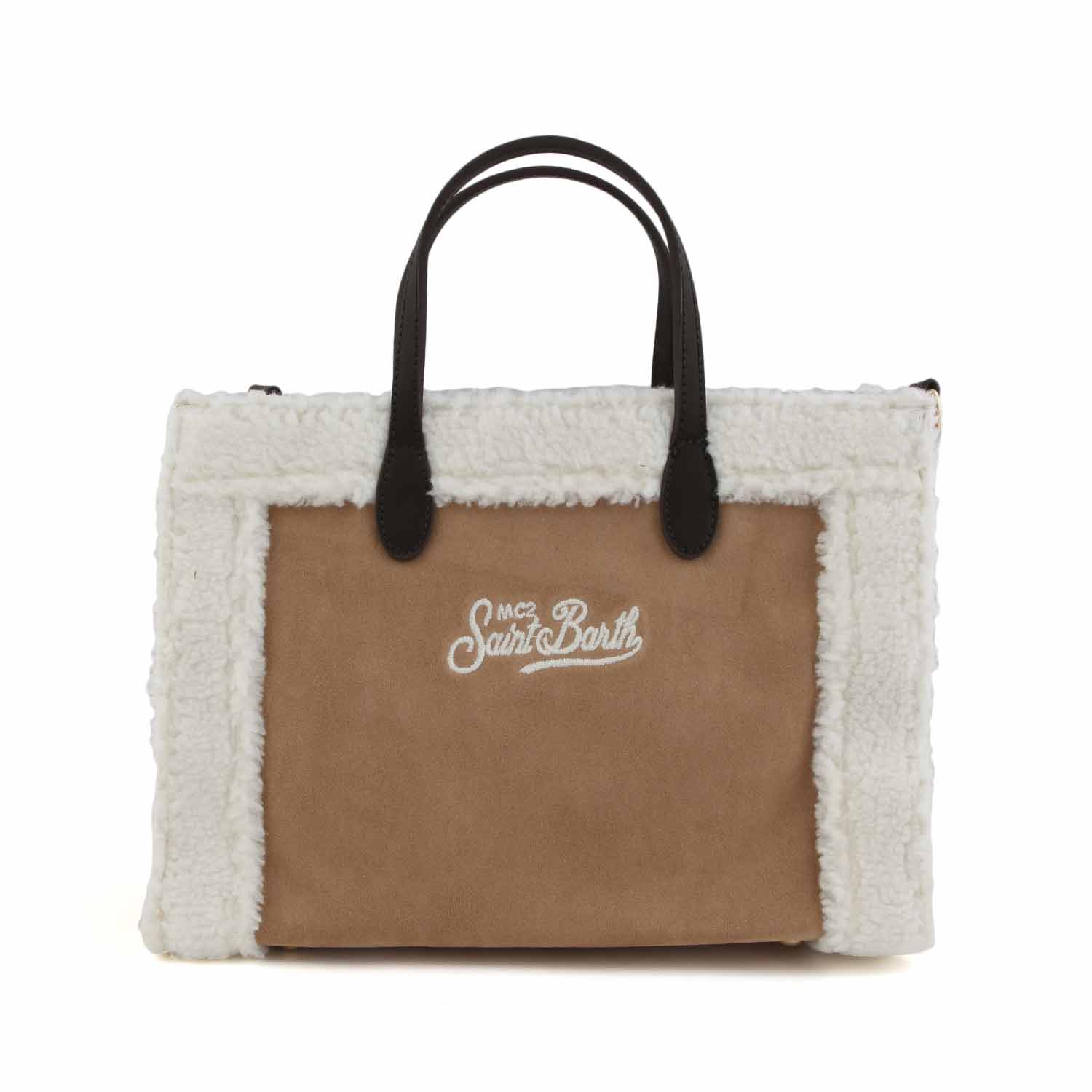BORSA VIVIAN SHEARLY BEIGE E BIANCA - annameglio.com abbigliamento moda