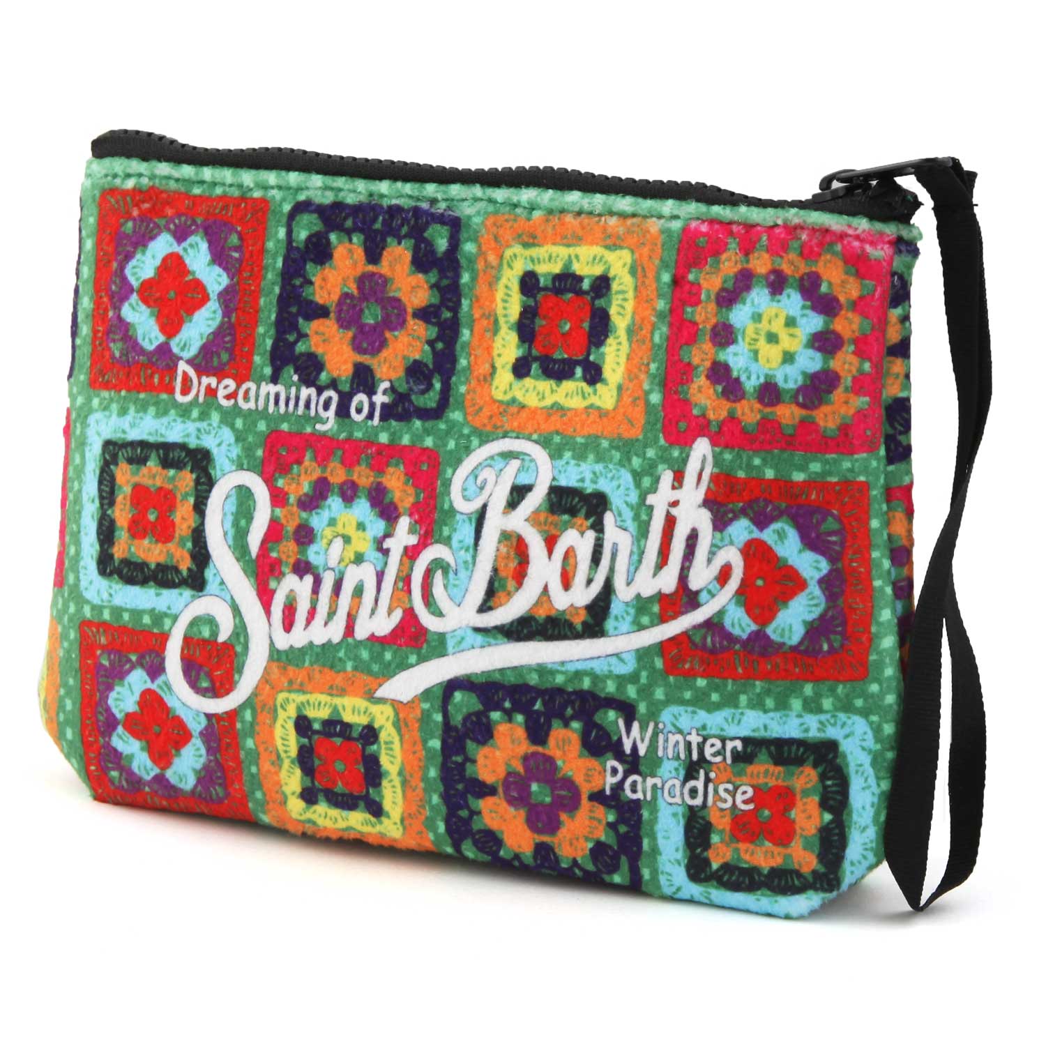 POCHETTE ALINE CON FANTASIA CROCHET MULTICOLOR - annameglio.com abbigliamento moda