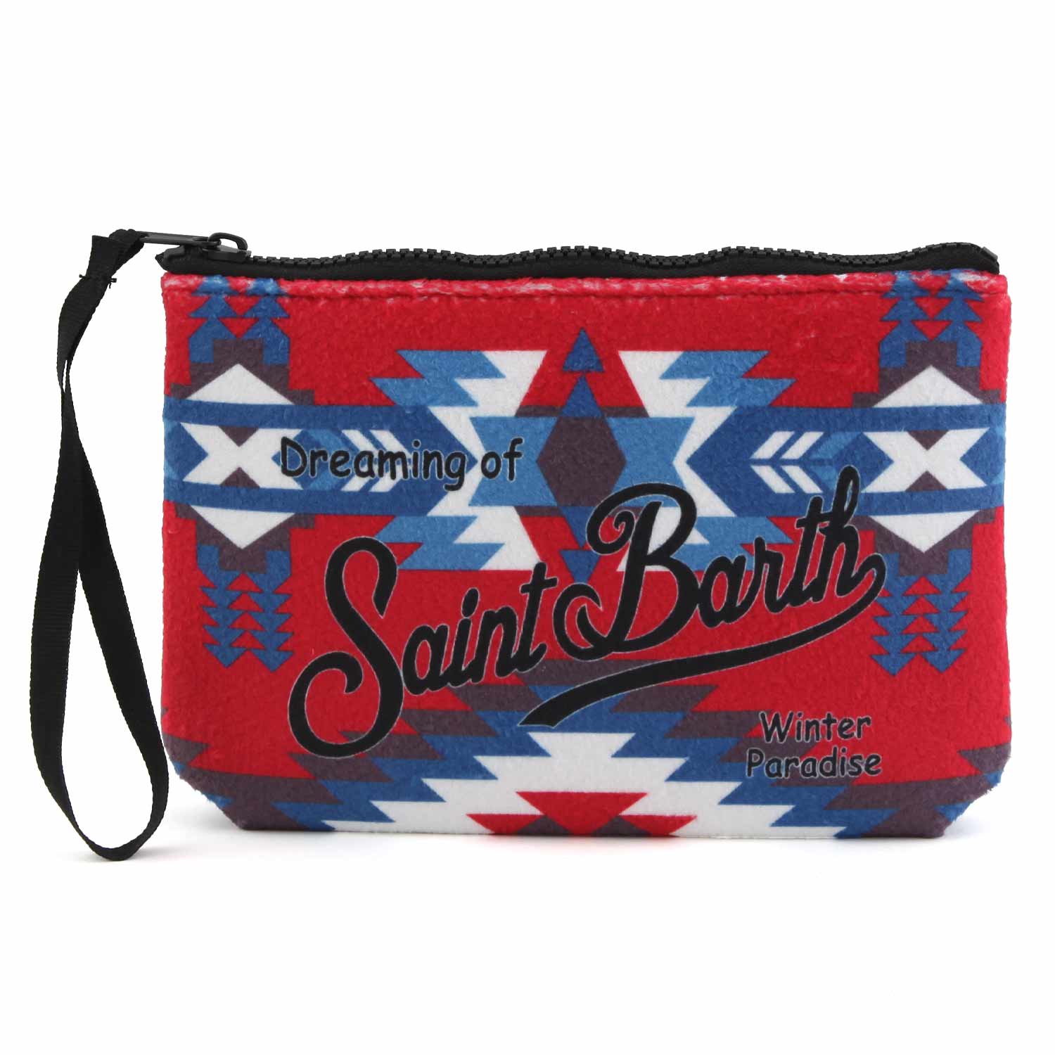 POCHETTE ALINE ETNICA ROSSA E BLU - annameglio.com abbigliamento moda