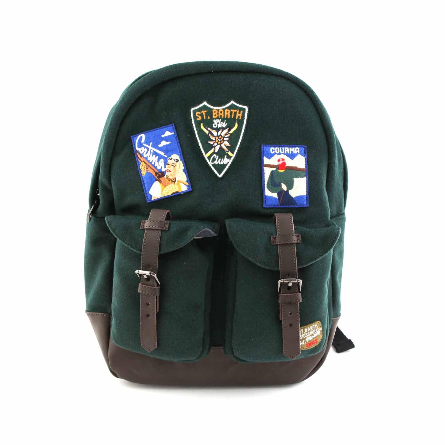 ZAINO CODY VERDE SCURO E MARRONE BAMBINA E TEEN - annameglio.com abbigliamento moda