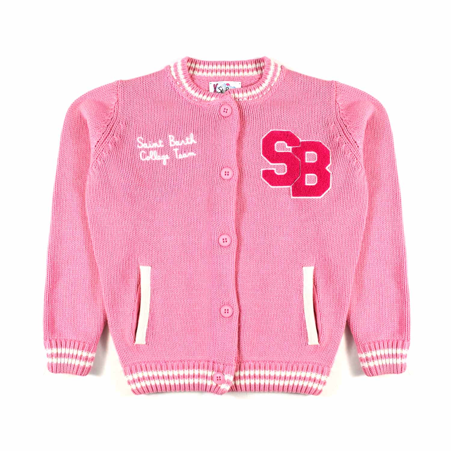 CARDIGAN BENJAMIN ROSA BAMBINA E TEENAGER - annameglio.com abbigliamento moda