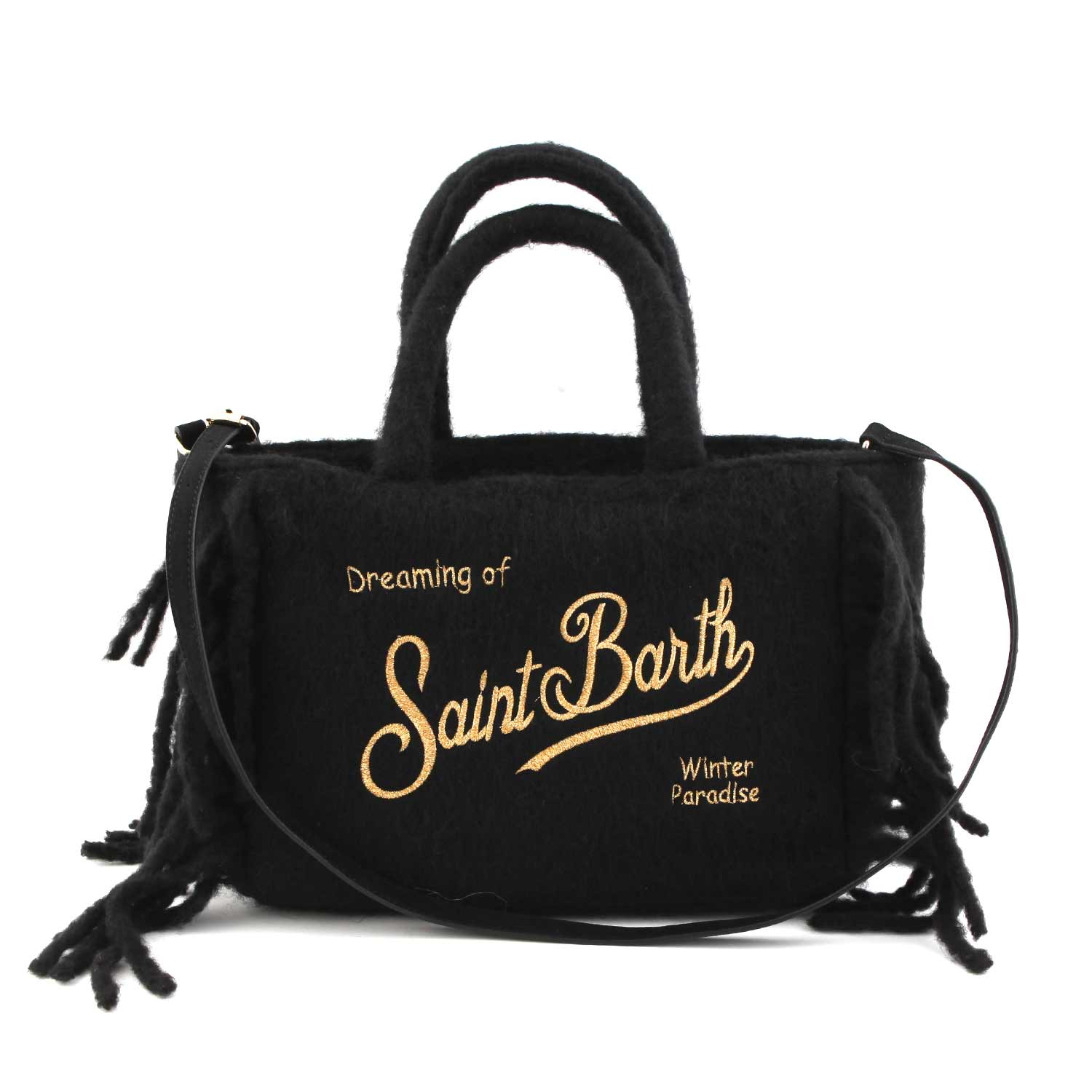 BORSA COLETTE BLANKET NERA E ORO - annameglio.com abbigliamento moda