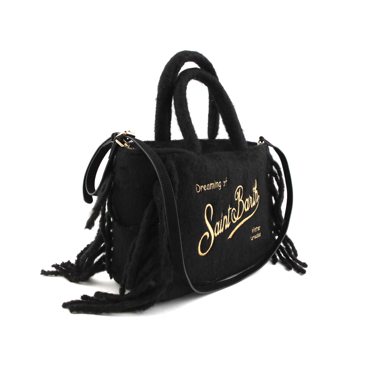 BORSA COLETTE BLANKET NERA E ORO - annameglio.com abbigliamento moda