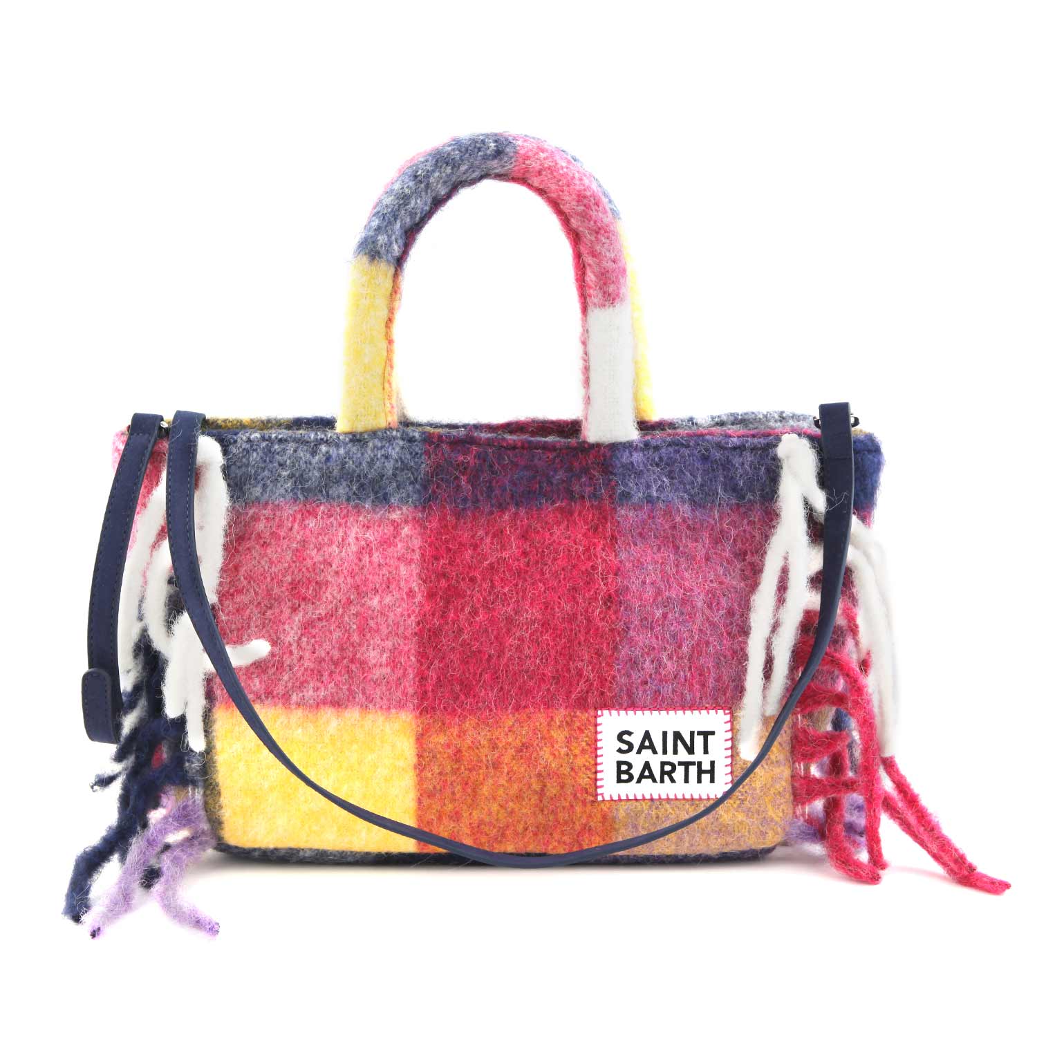 BORSA COLETTE BLANKET MULTICOLOR A QUADRI - annameglio.com abbigliamento moda