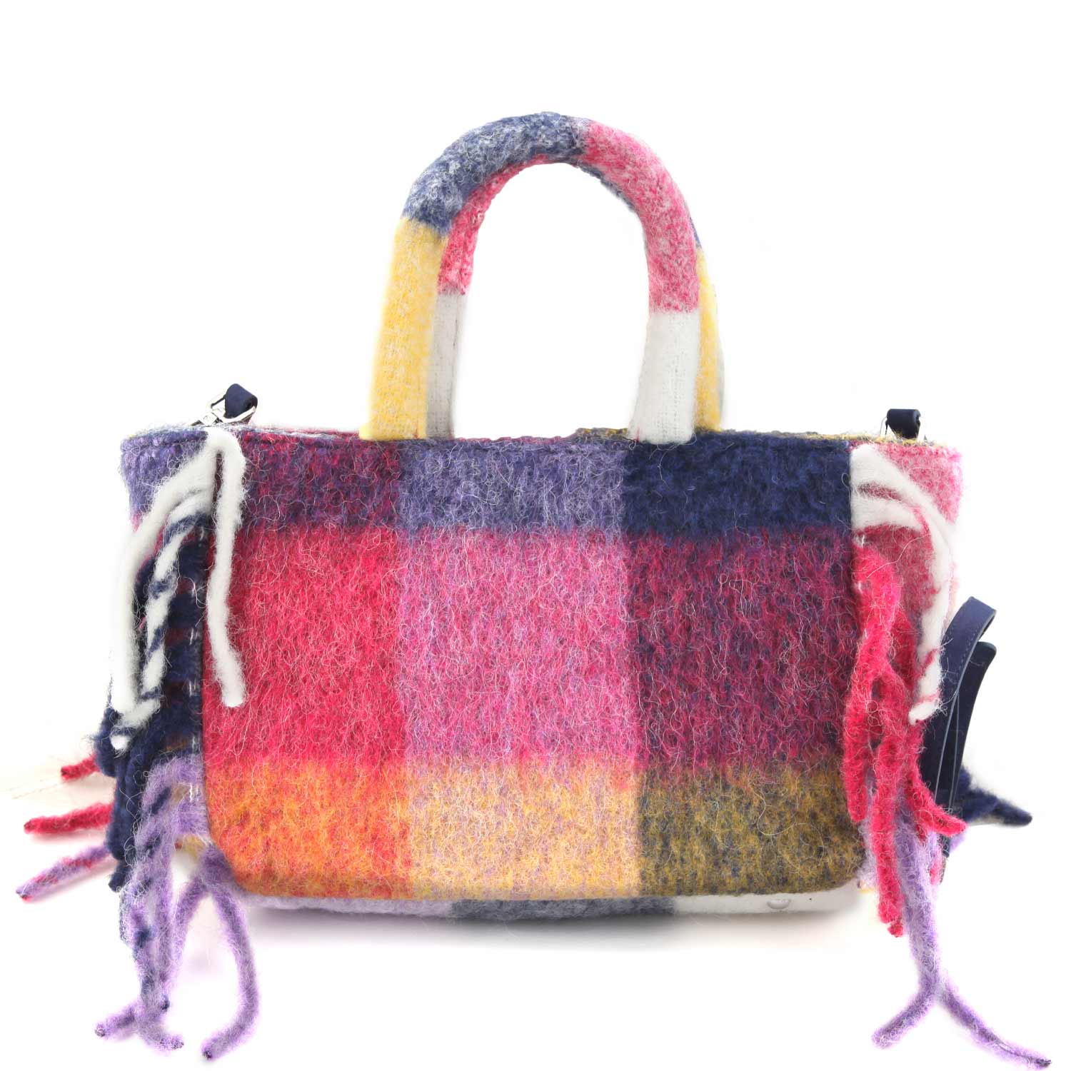 BORSA COLETTE BLANKET MULTICOLOR A QUADRI - annameglio.com abbigliamento moda