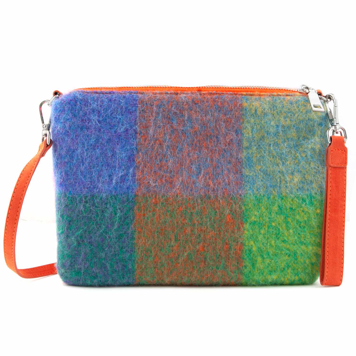 BORSETTA PARISIENNE MULTICOLOR A QUADRI - annameglio.com abbigliamento moda