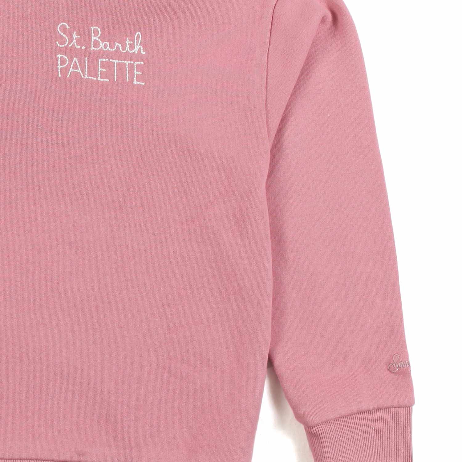 FELPA MINDY ROSA CON CAPPUCCIO BAMBINA E TEEN - annameglio.com abbigliamento moda