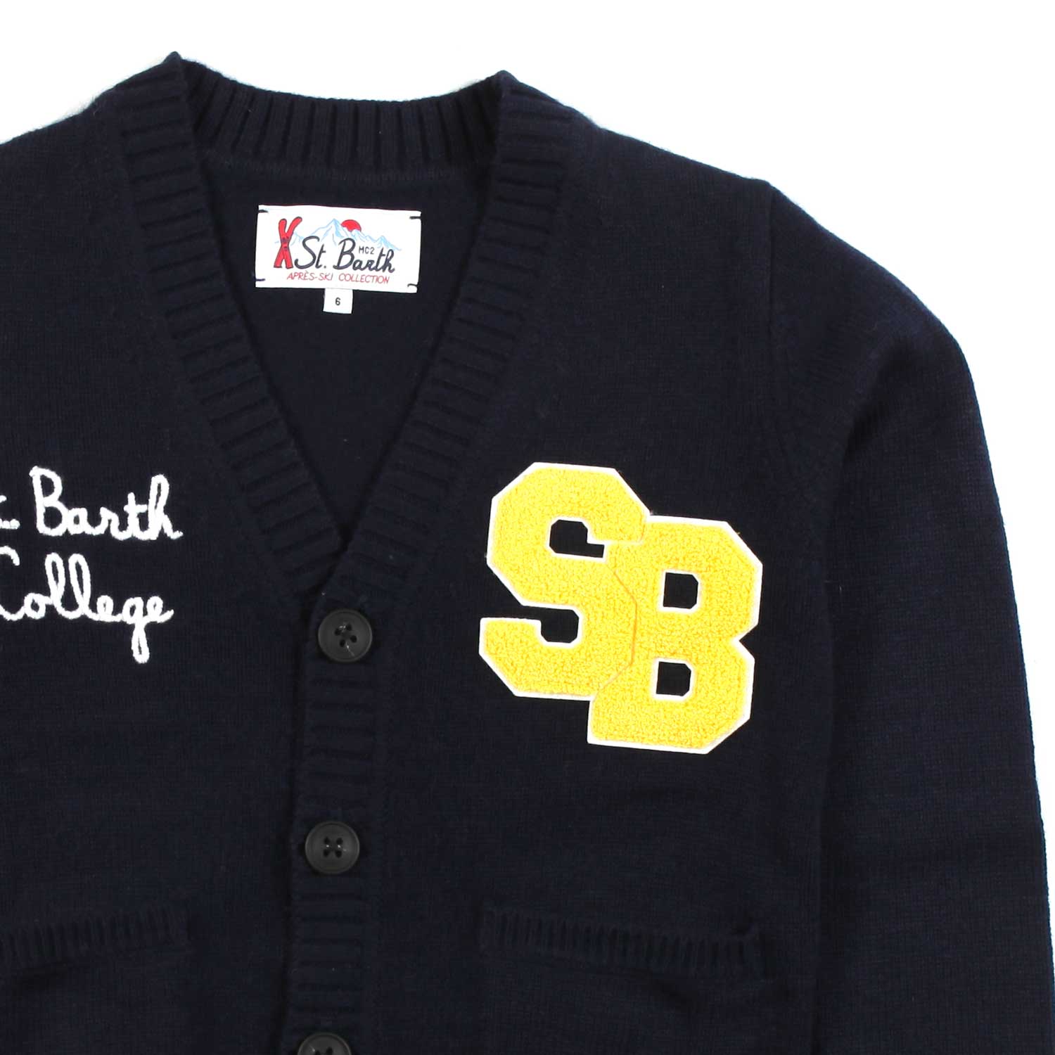 CARDIGAN VARSITY BLU NAVY BAMBINO E TEENAGER - annameglio.com abbigliamento moda