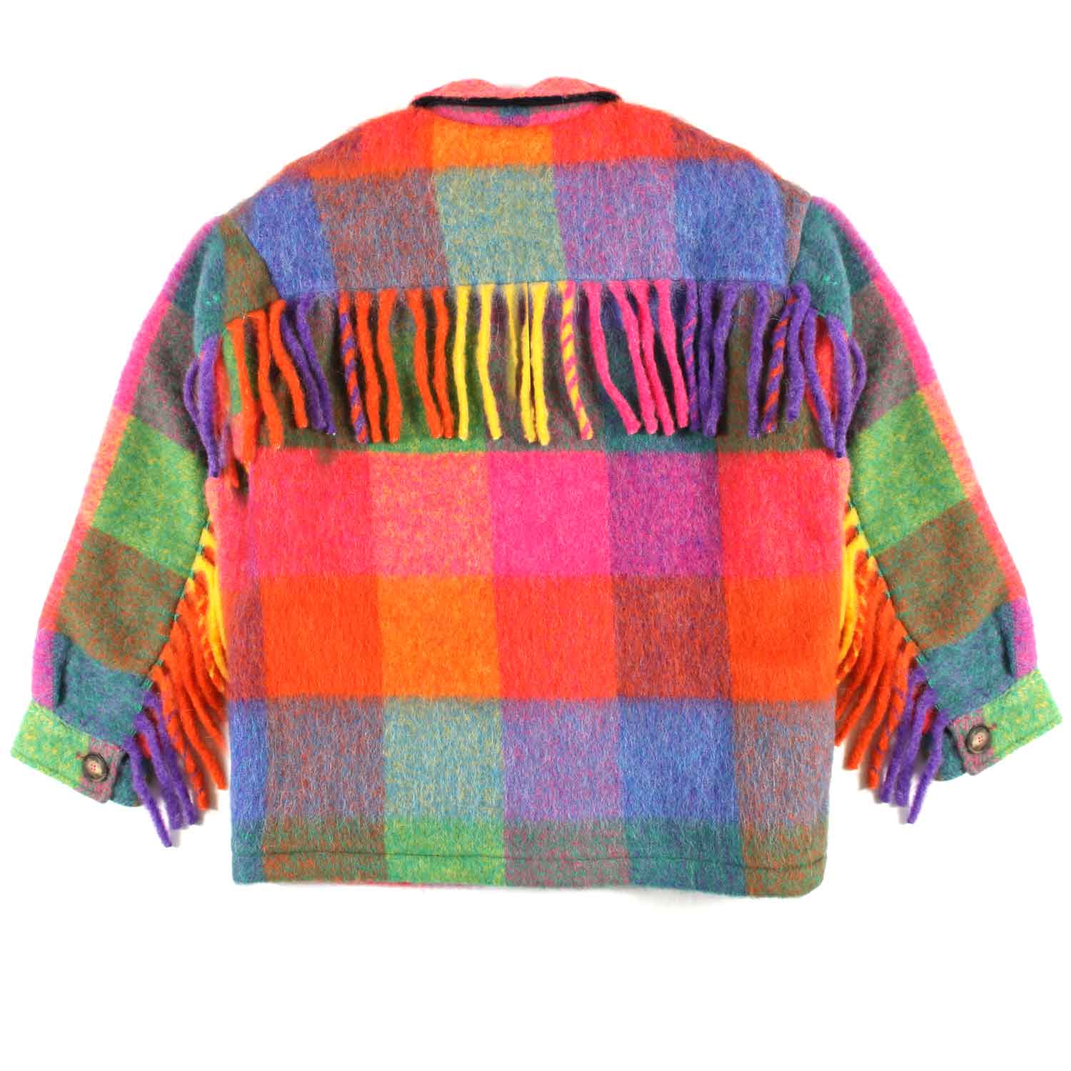 GIACCA CAMICIA MULTICOLOR A QUADRI BAMBINA E TEEN - annameglio.com abbigliamento moda