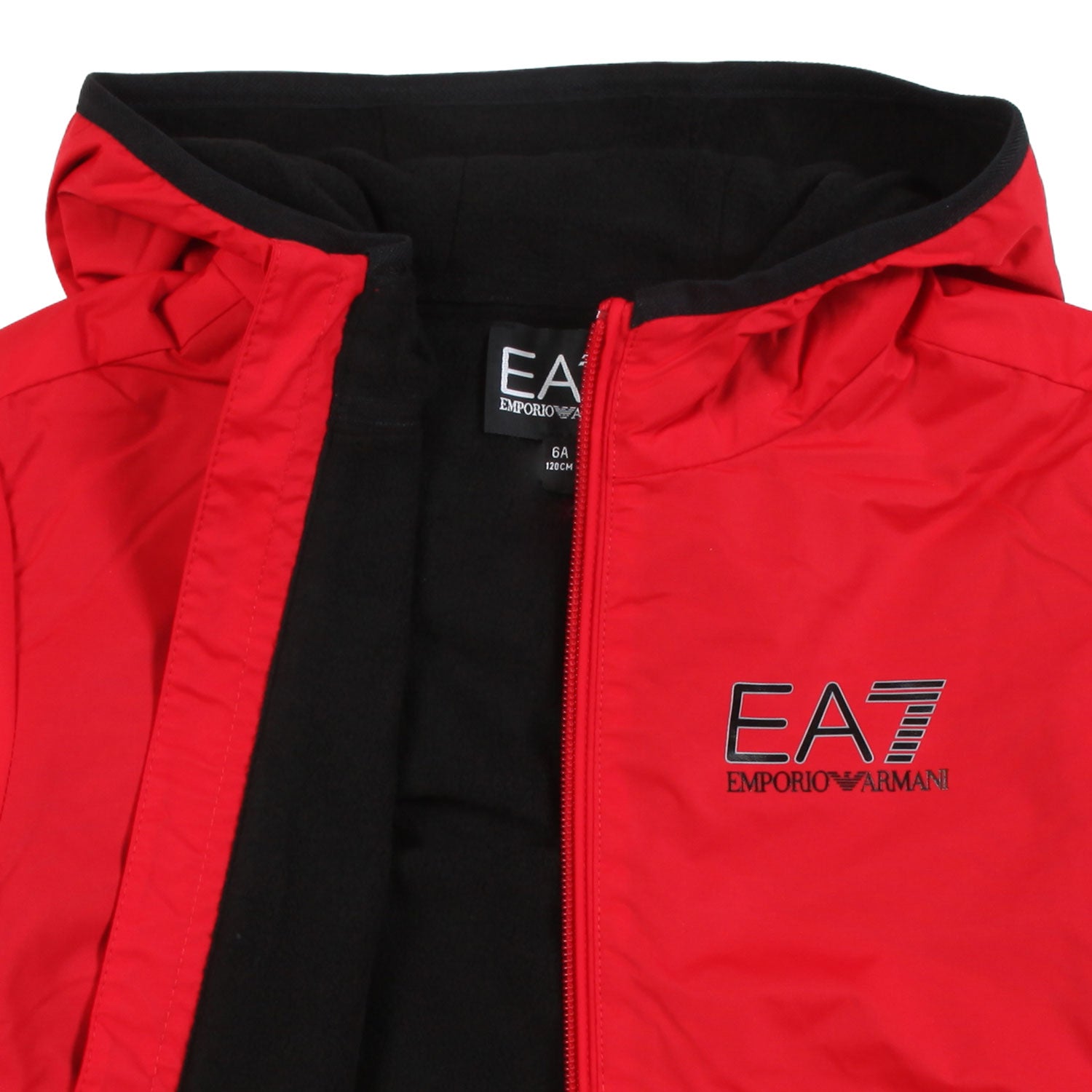 GIUBBINO ROSSO ENERO CON LOGO EA7 BAMBINO E TEEN - annameglio.com abbigliamento moda