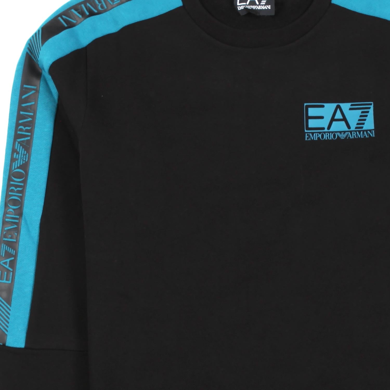 FELPA NERA CON STRISCE OTTANIO - annameglio.com abbigliamento moda