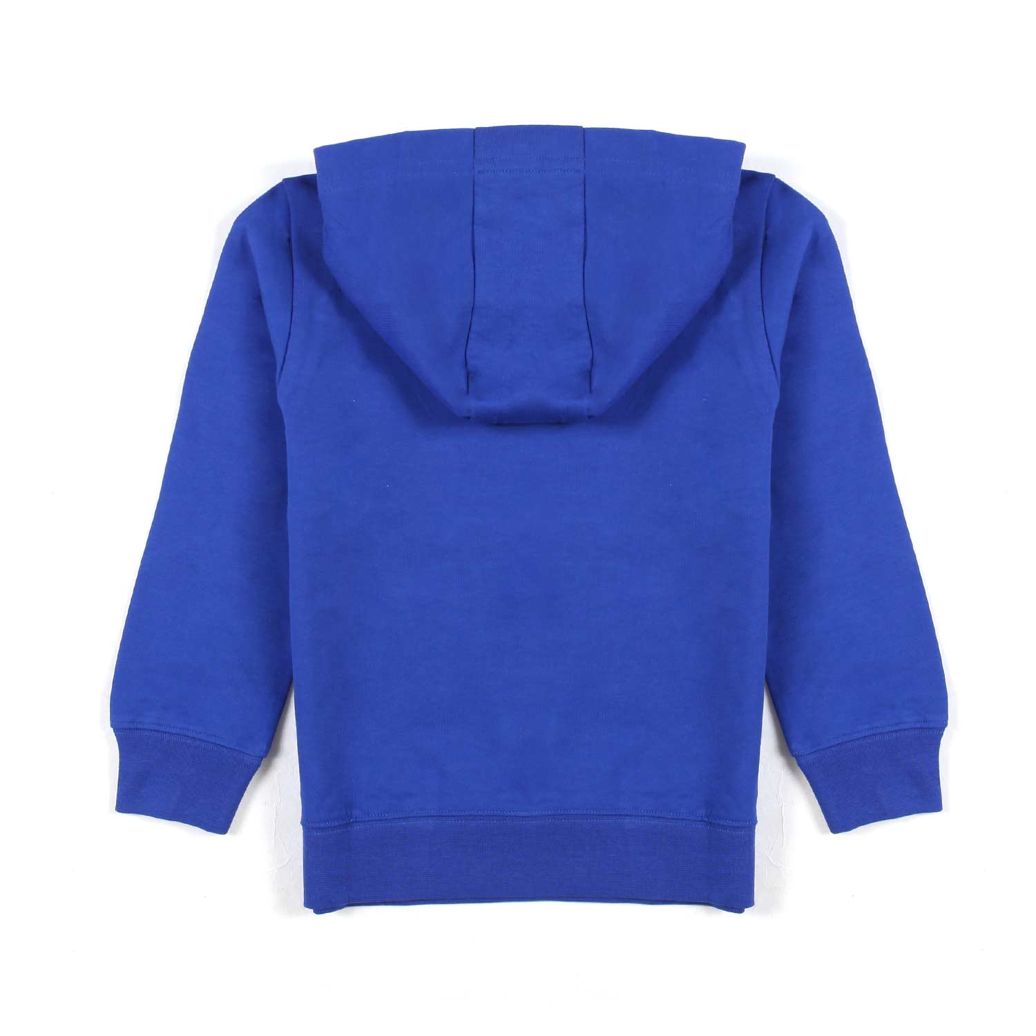 FELPA HOODIE BLU ROYAL CON STRISCIA NERA - annameglio.com abbigliamento moda