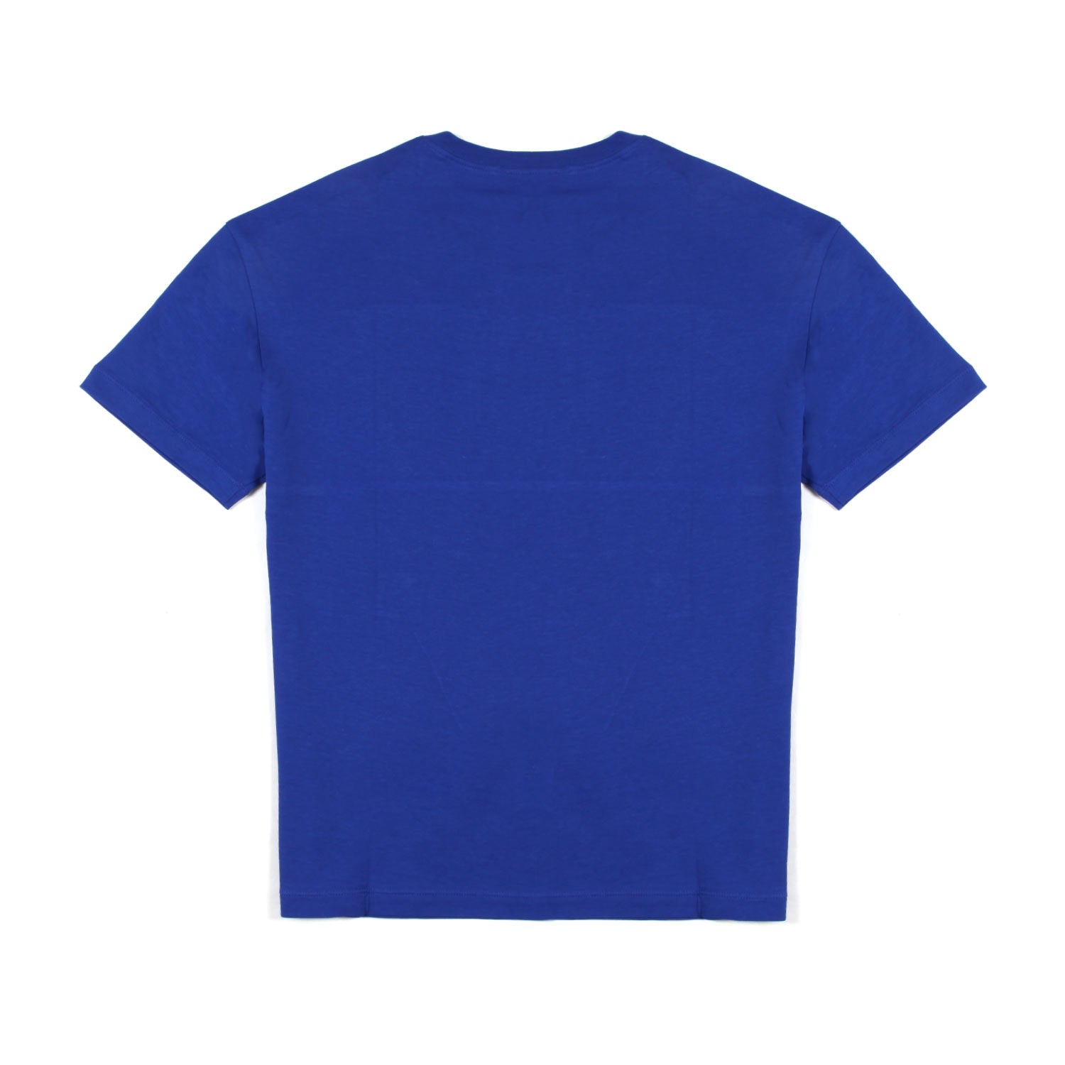 T-SHIRT BLU ROYAL E NERA CON LOGO EA7 BIANCO - annameglio.com abbigliamento moda