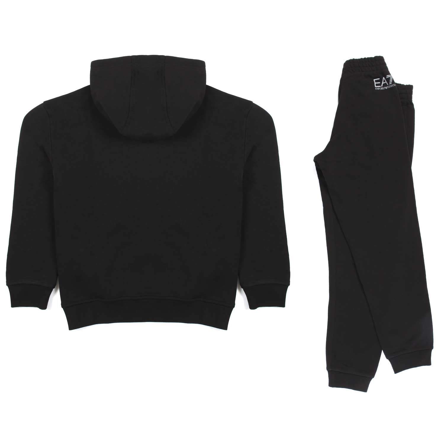 TUTA NERA CON LOGHI GRIGIO CHIARO - annameglio.com abbigliamento moda