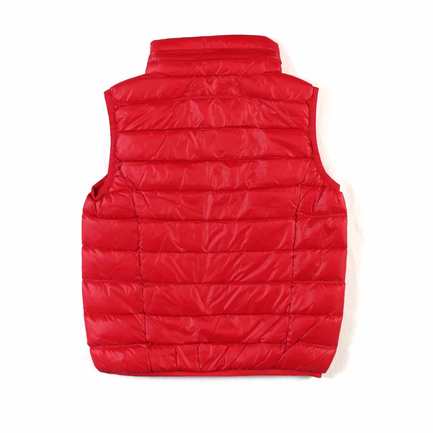 PIUMINO GILET ROSSO CON LOGO EA7 NERO - annameglio.com abbigliamento moda