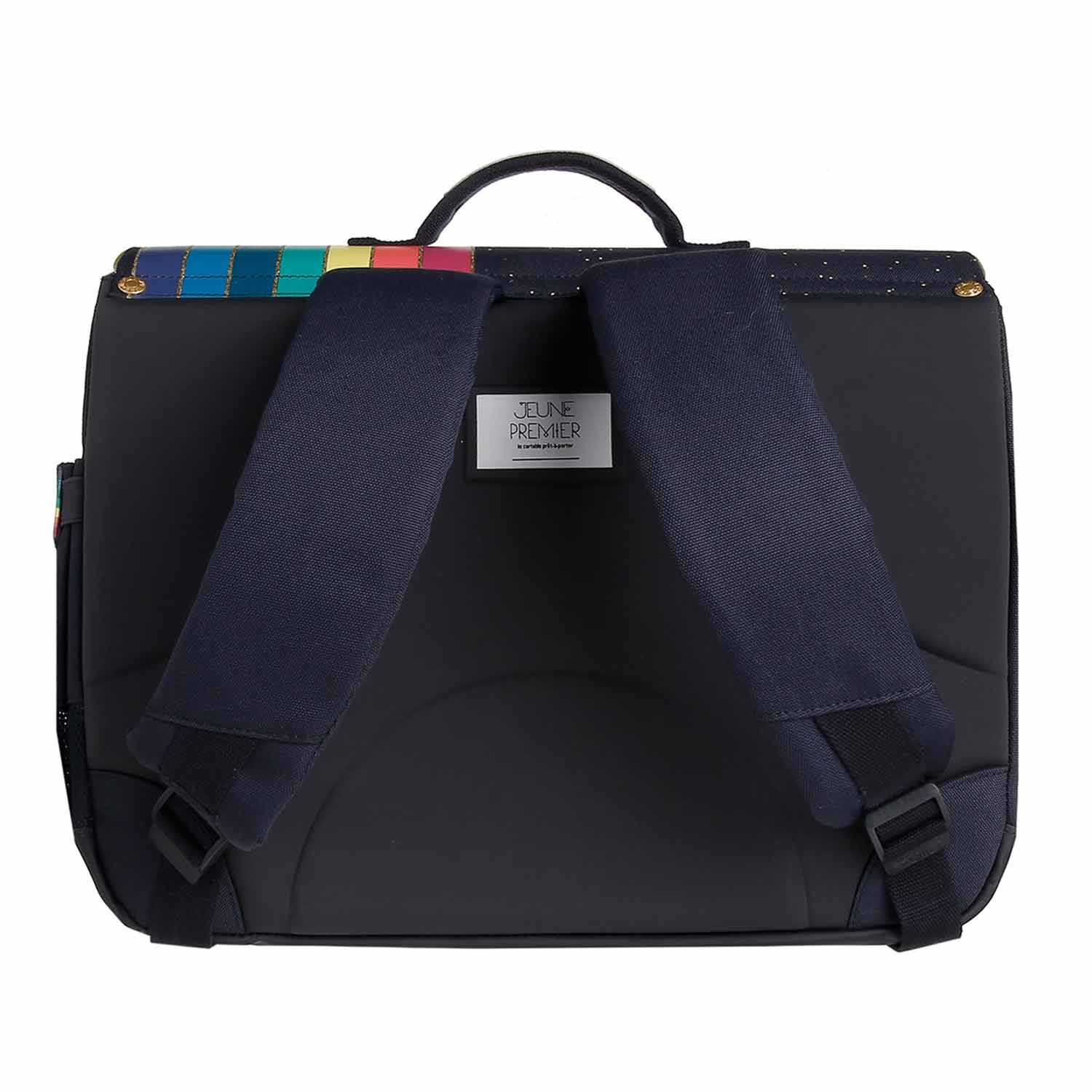 CARTELLA UNICORN GOLD MIDI BLU NAVY BAMBINA - annameglio.com abbigliamento moda