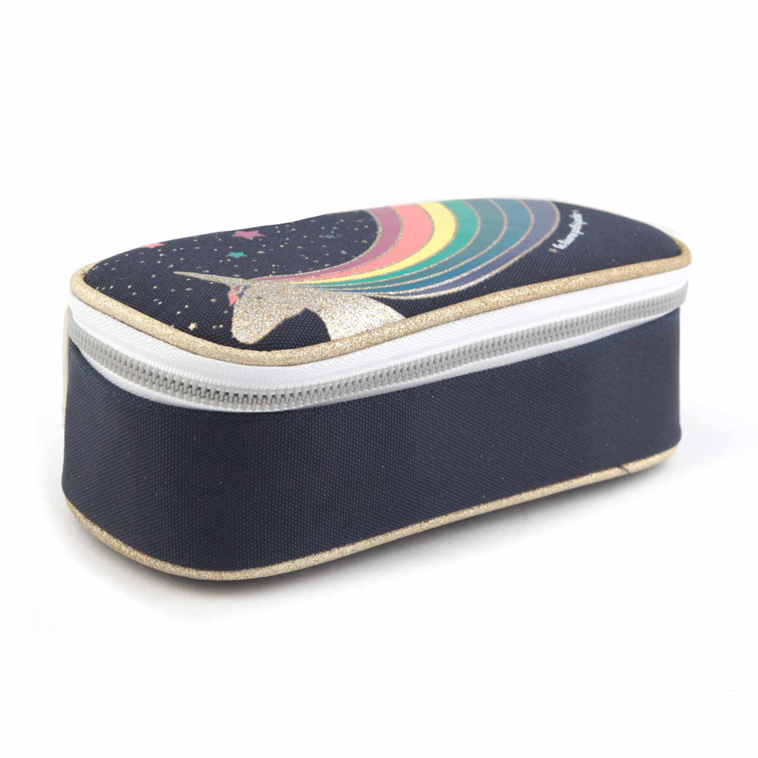 ASTUCCIO UNICORN GOLD BLU NAVY BAMBINA E TEEN - annameglio.com abbigliamento moda