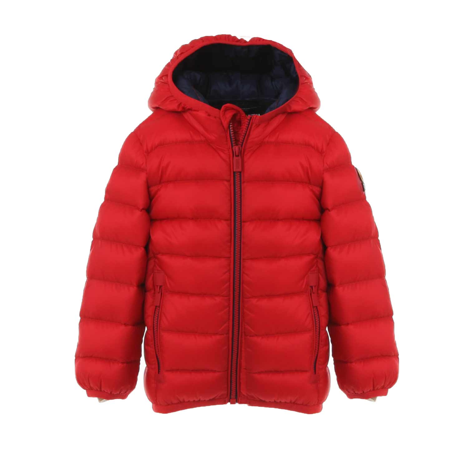 PIUMINO FRANKLIN ROSSO E BLU BAMBINO - annameglio.com abbigliamento moda